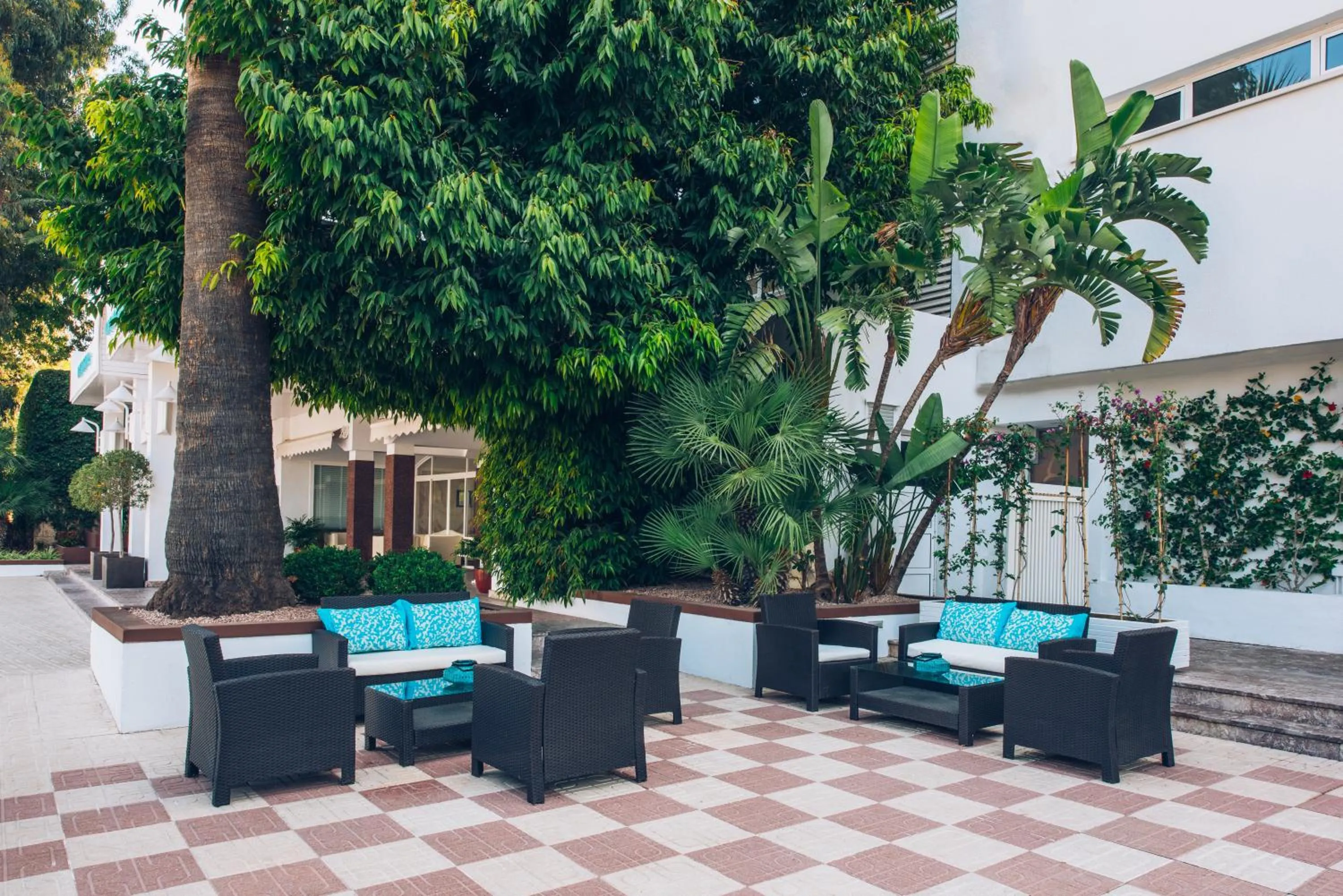 Patio in Iberostar Waves Ciudad Blanca