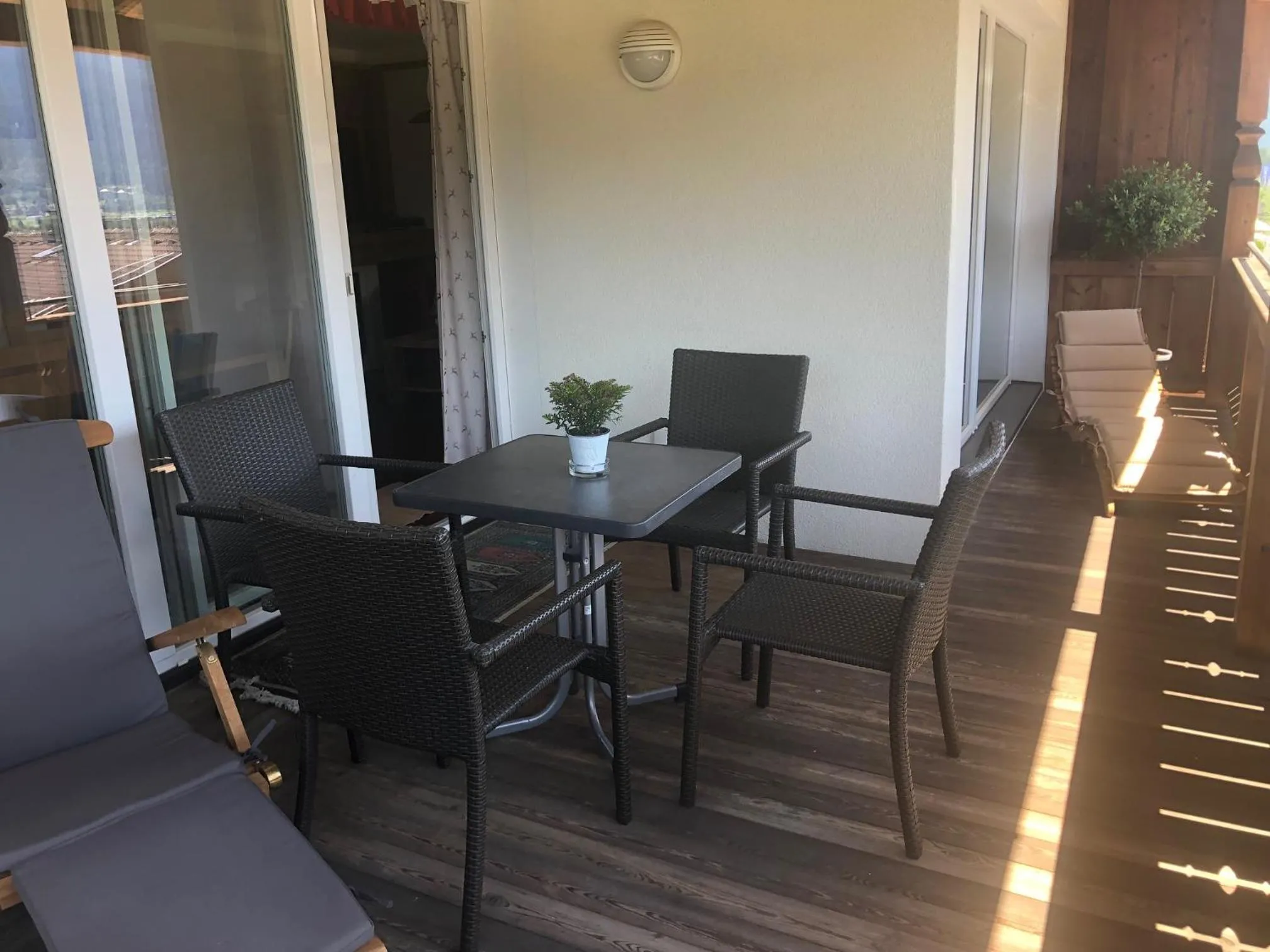 Balcony/Terrace in Apartmán Fürth