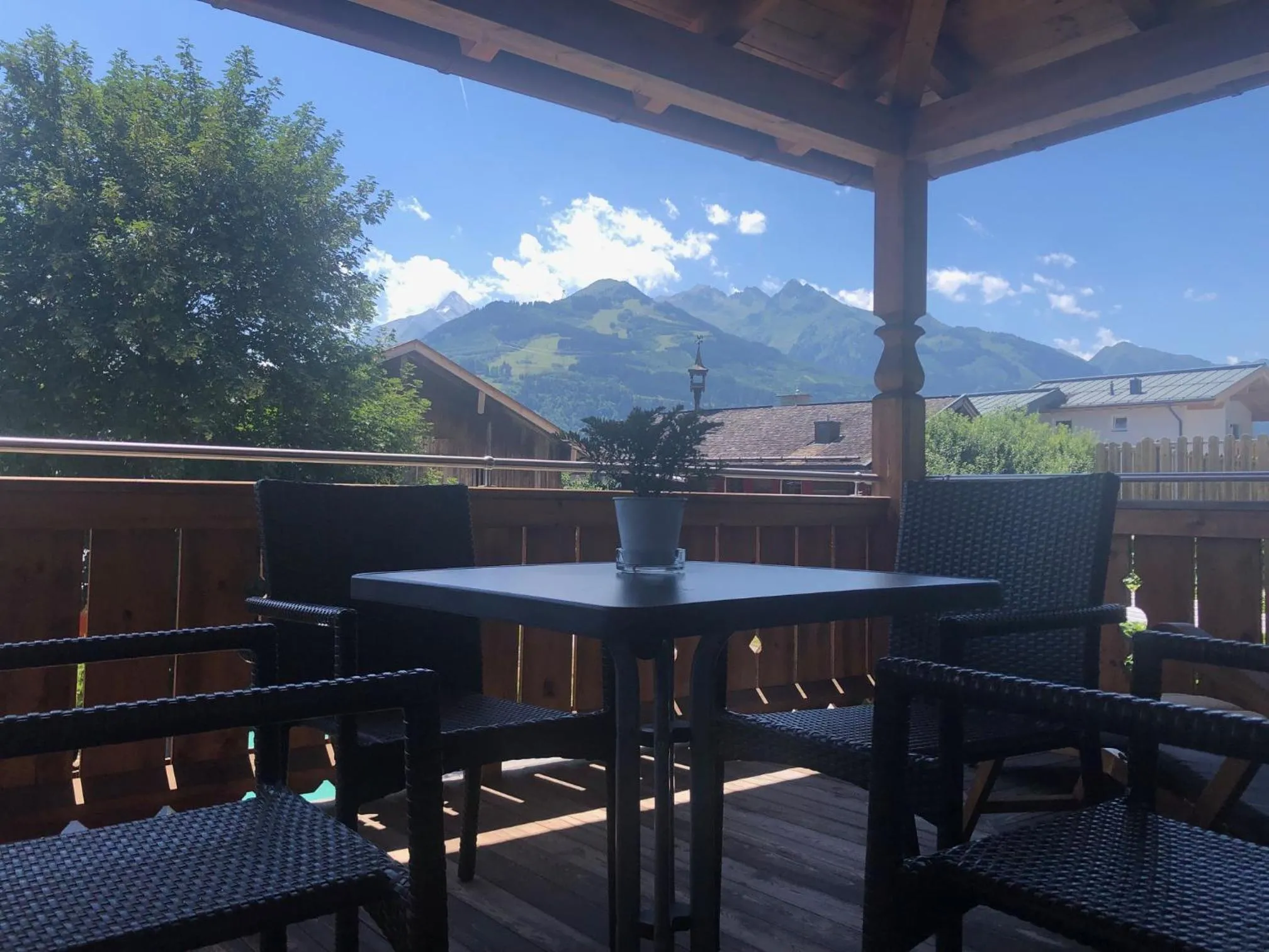 Balcony/Terrace in Apartmán Fürth