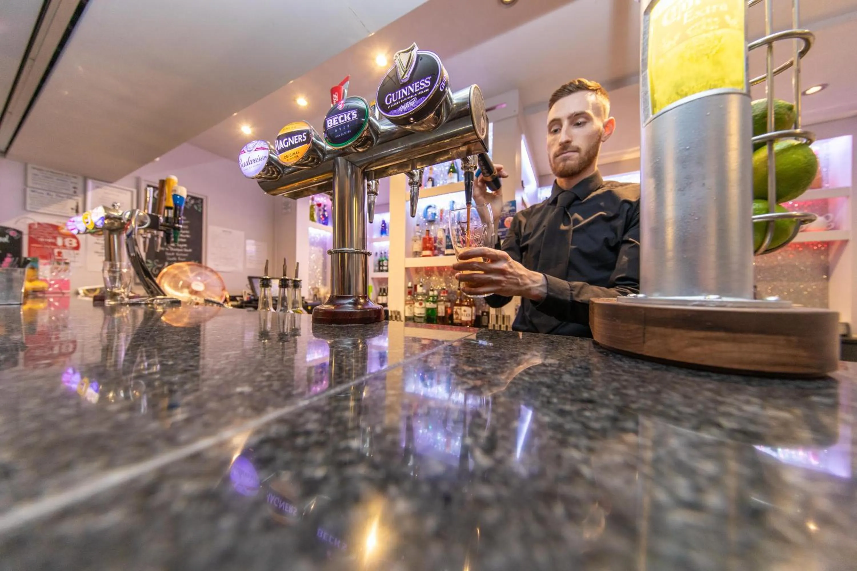 Staff in Lyndene Hotel