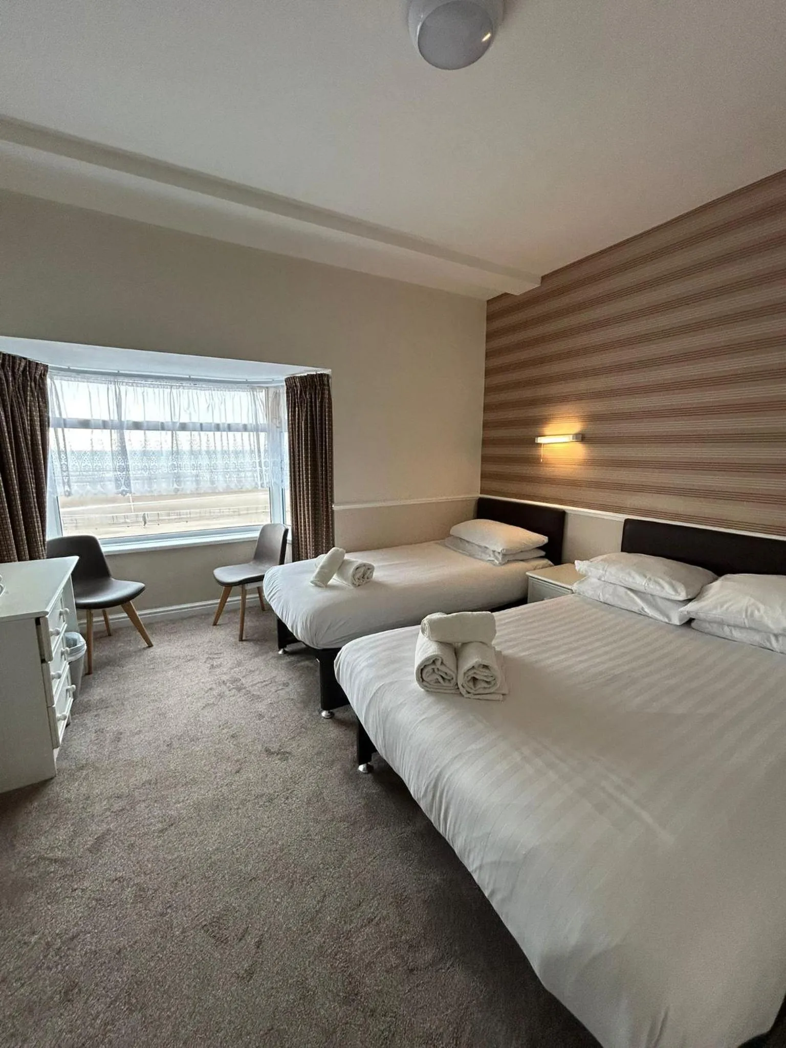 Bed in Lyndene Hotel