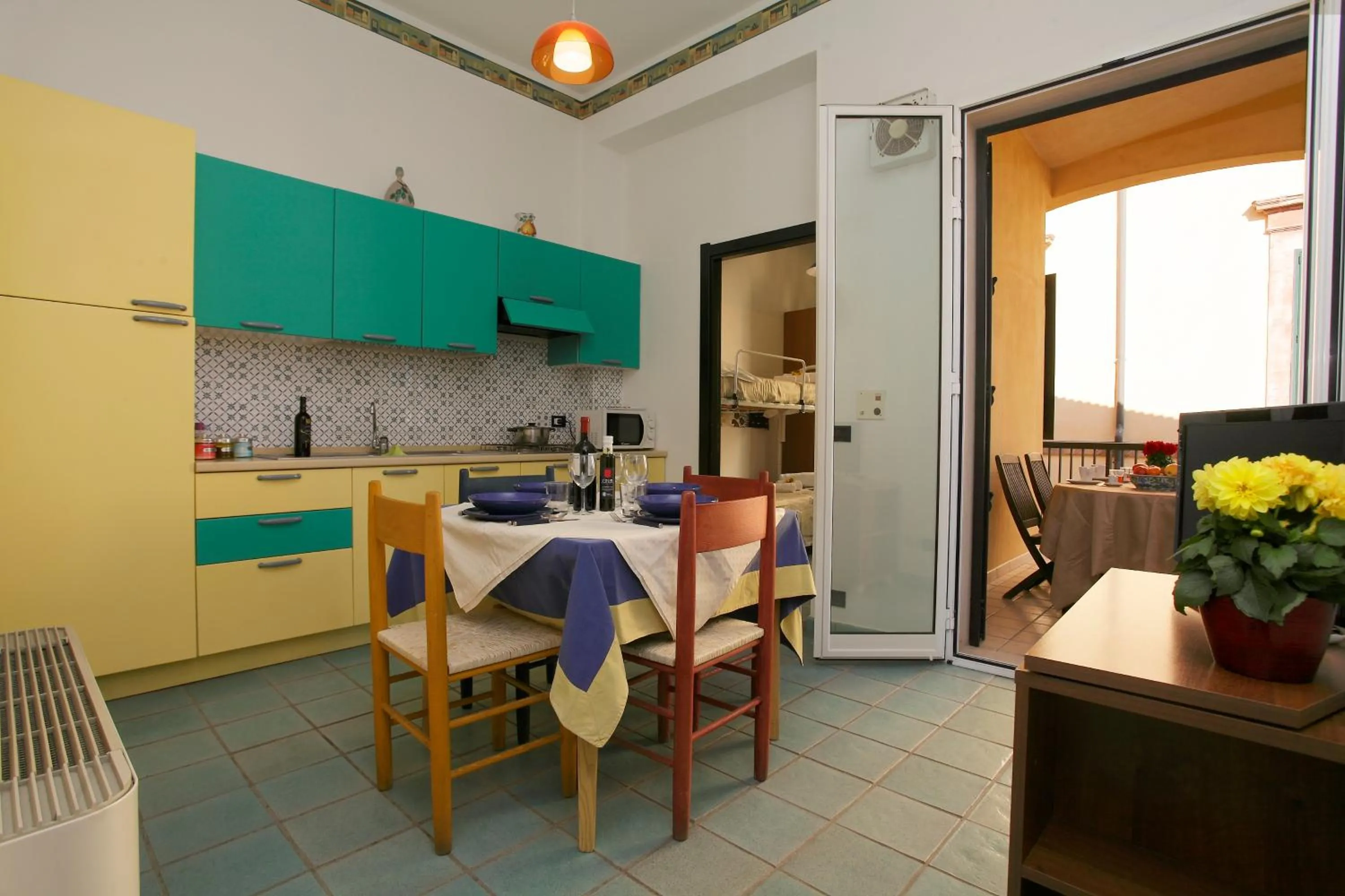 kitchen in Fly Home Sicily