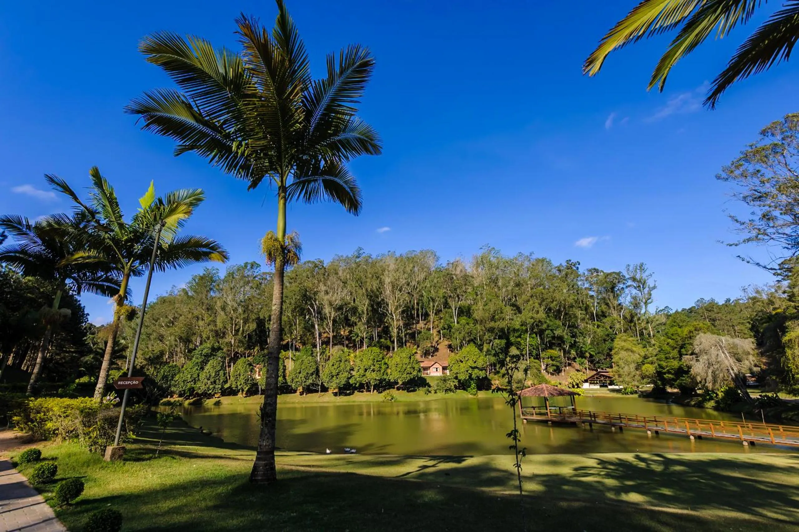 Garden view in Sítio dos Lagos