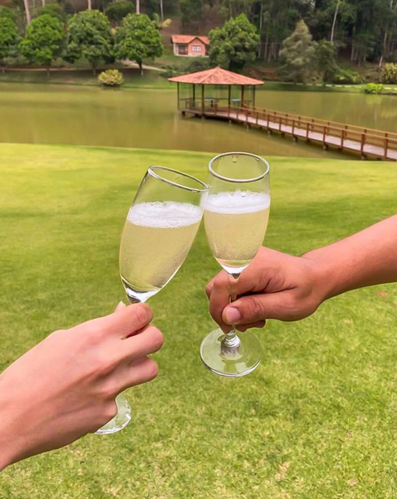 Natural landscape in Sítio dos Lagos