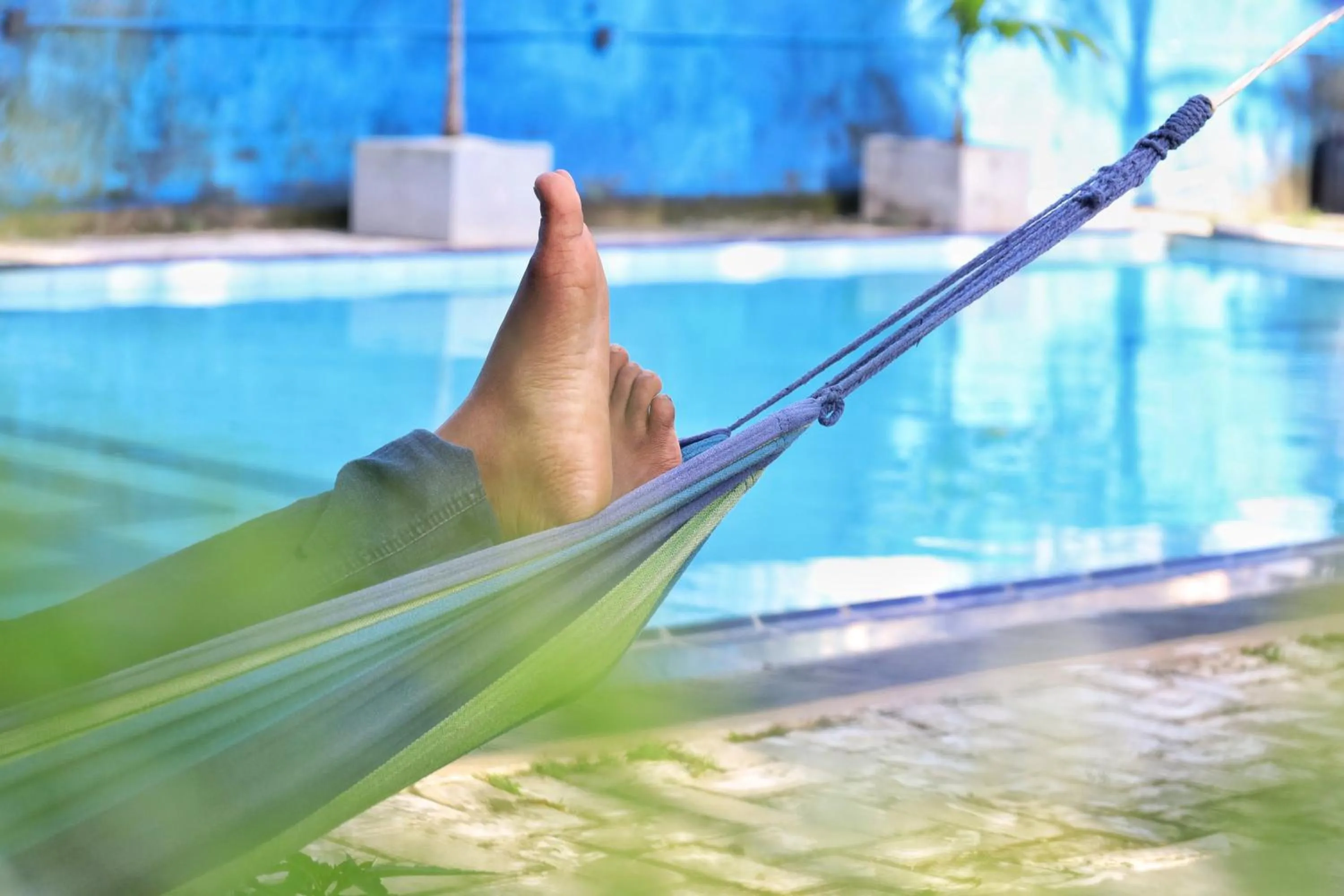 Swimming pool in Wake N Flow, Weligama