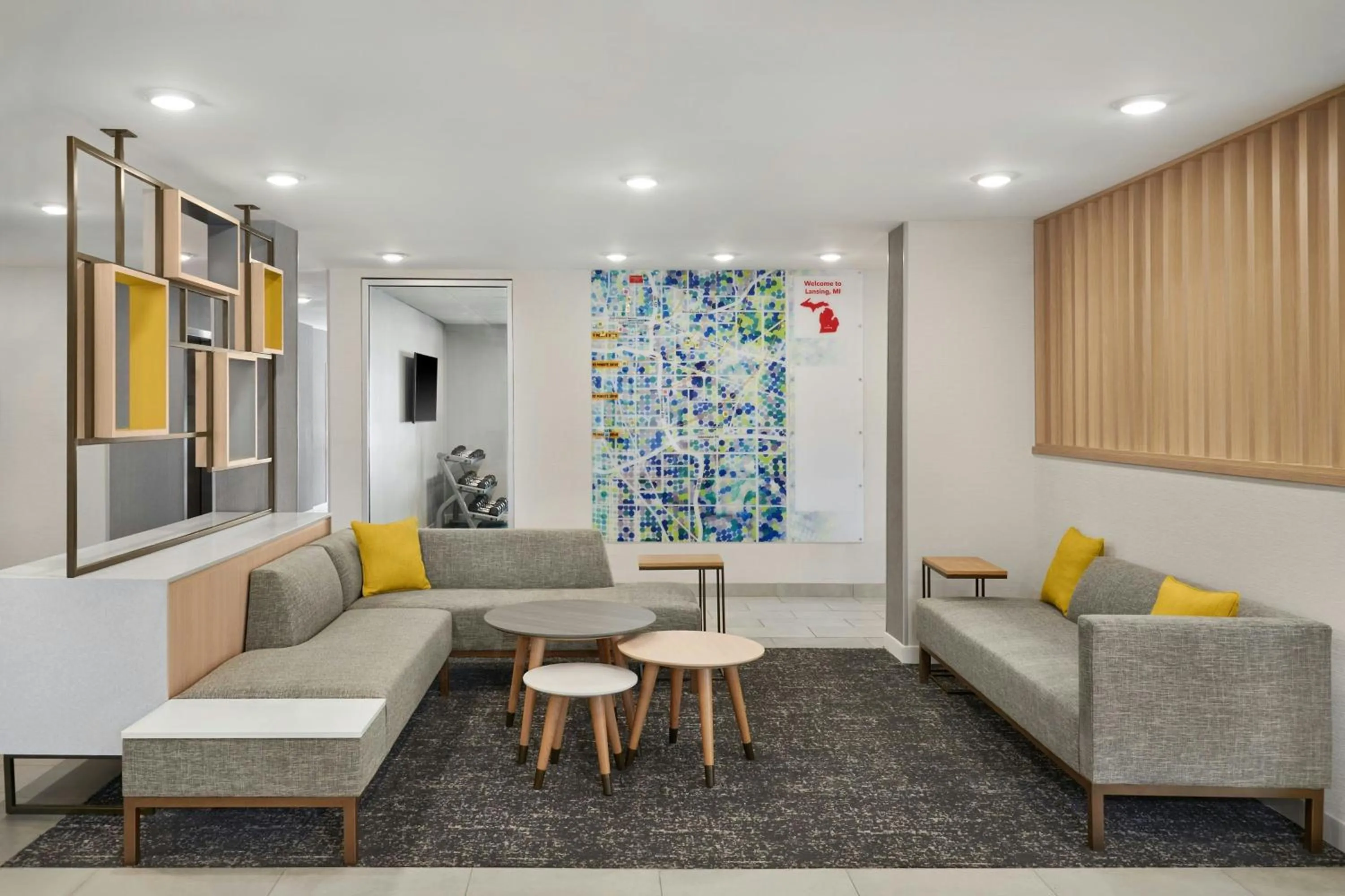 Lobby or reception in TownePlace Suites by Marriott Lansing North