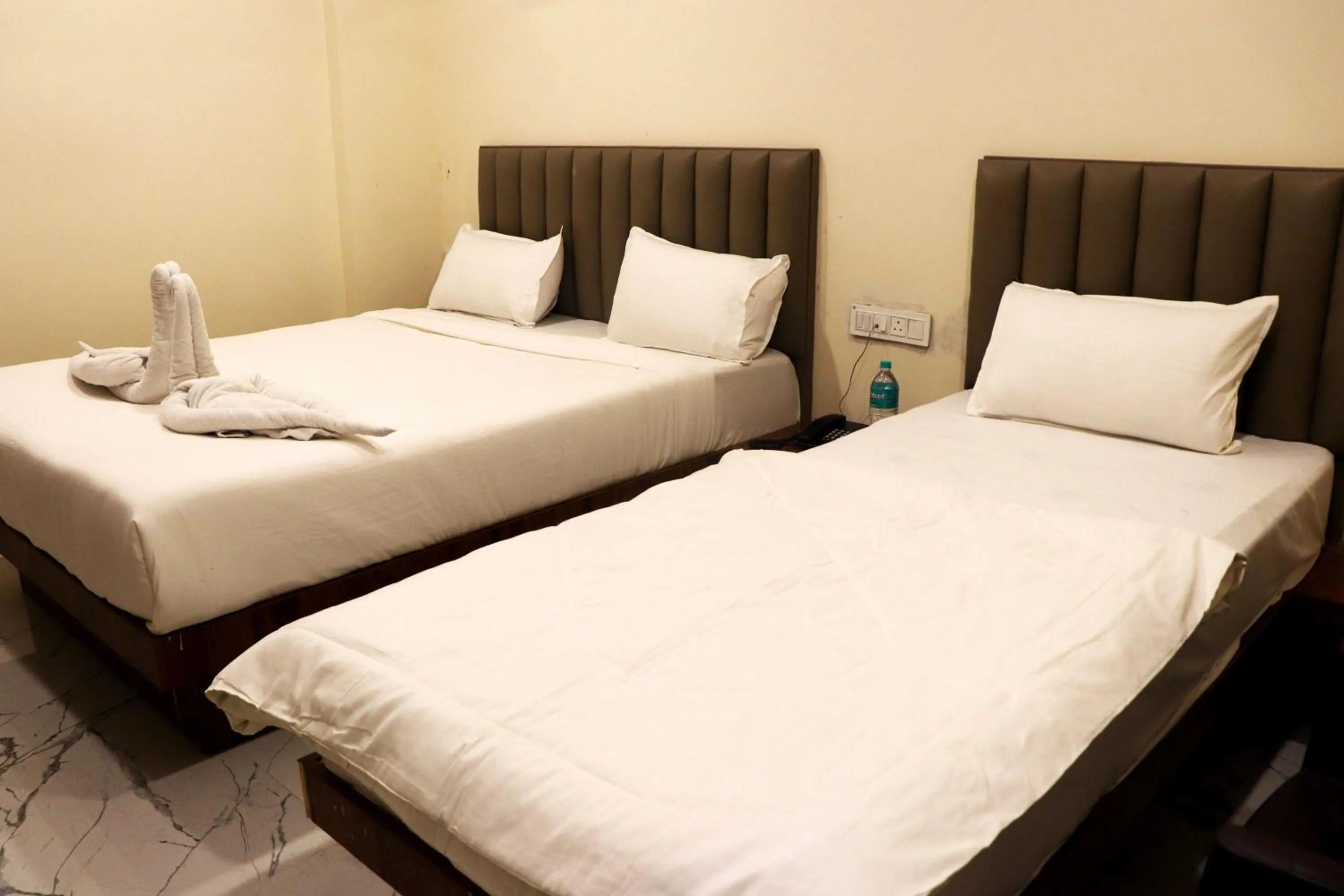 Bed in Hotel Krishnarchana