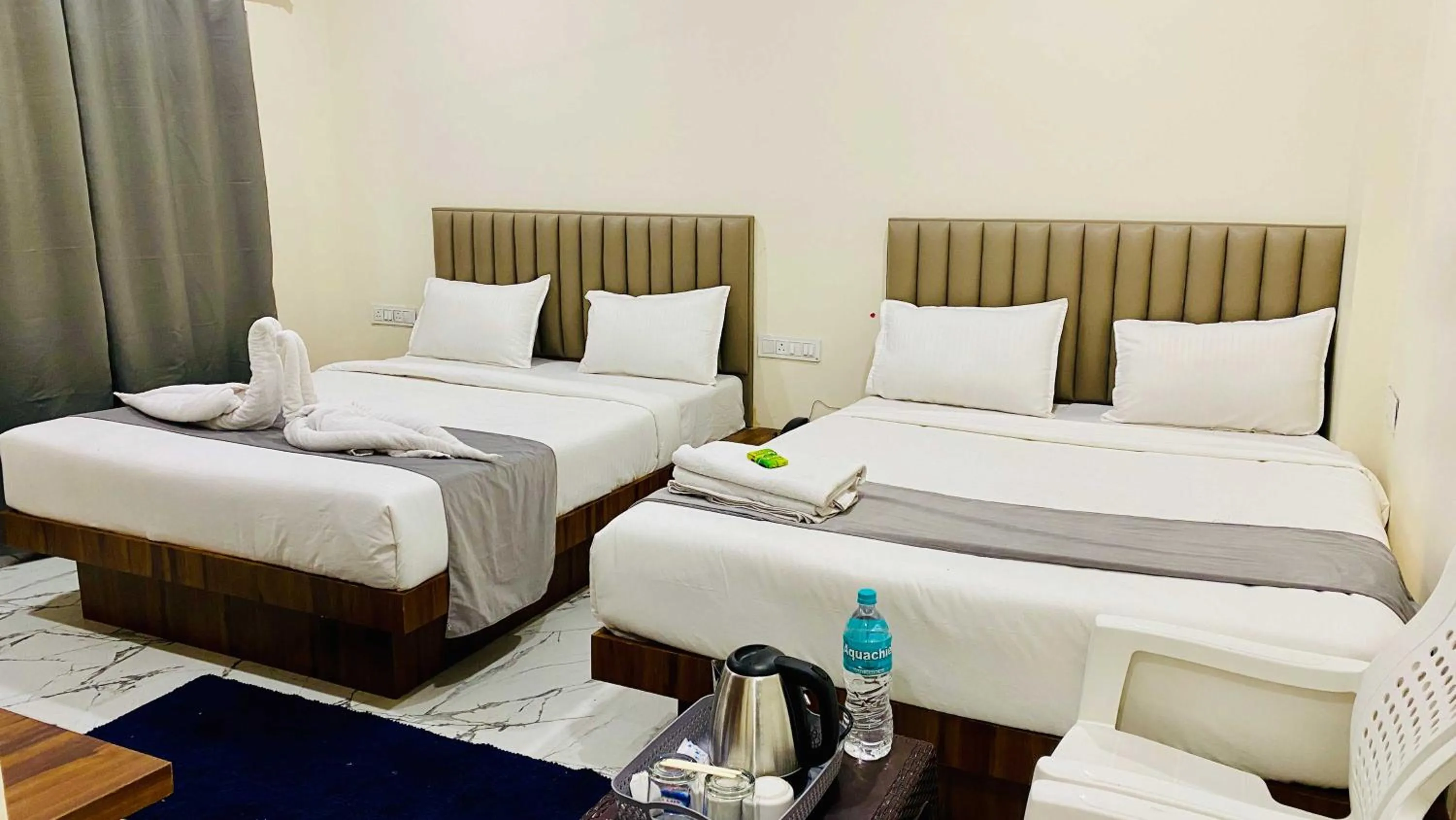 Bed in Hotel Krishnarchana
