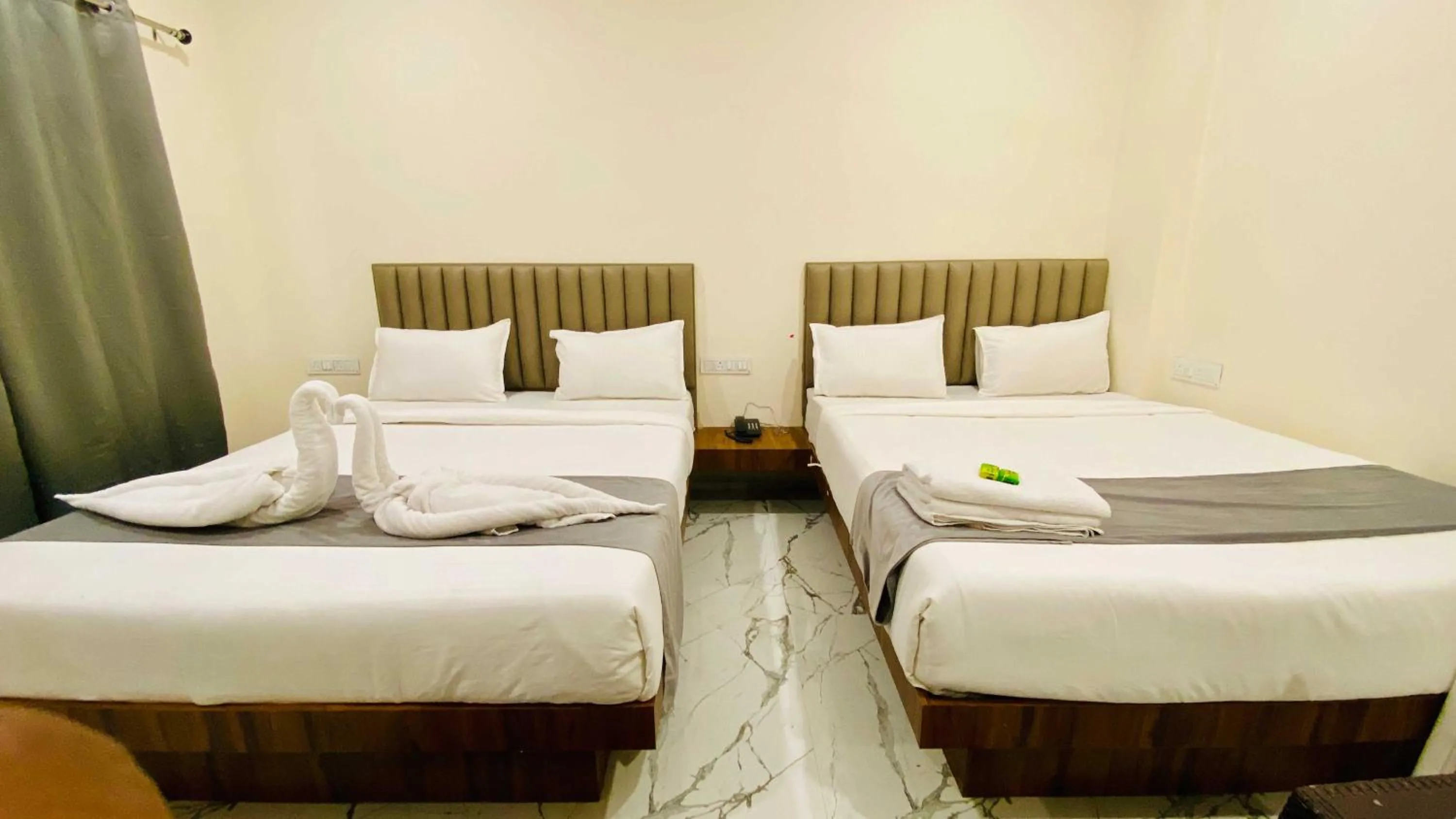 Bed in Hotel Krishnarchana