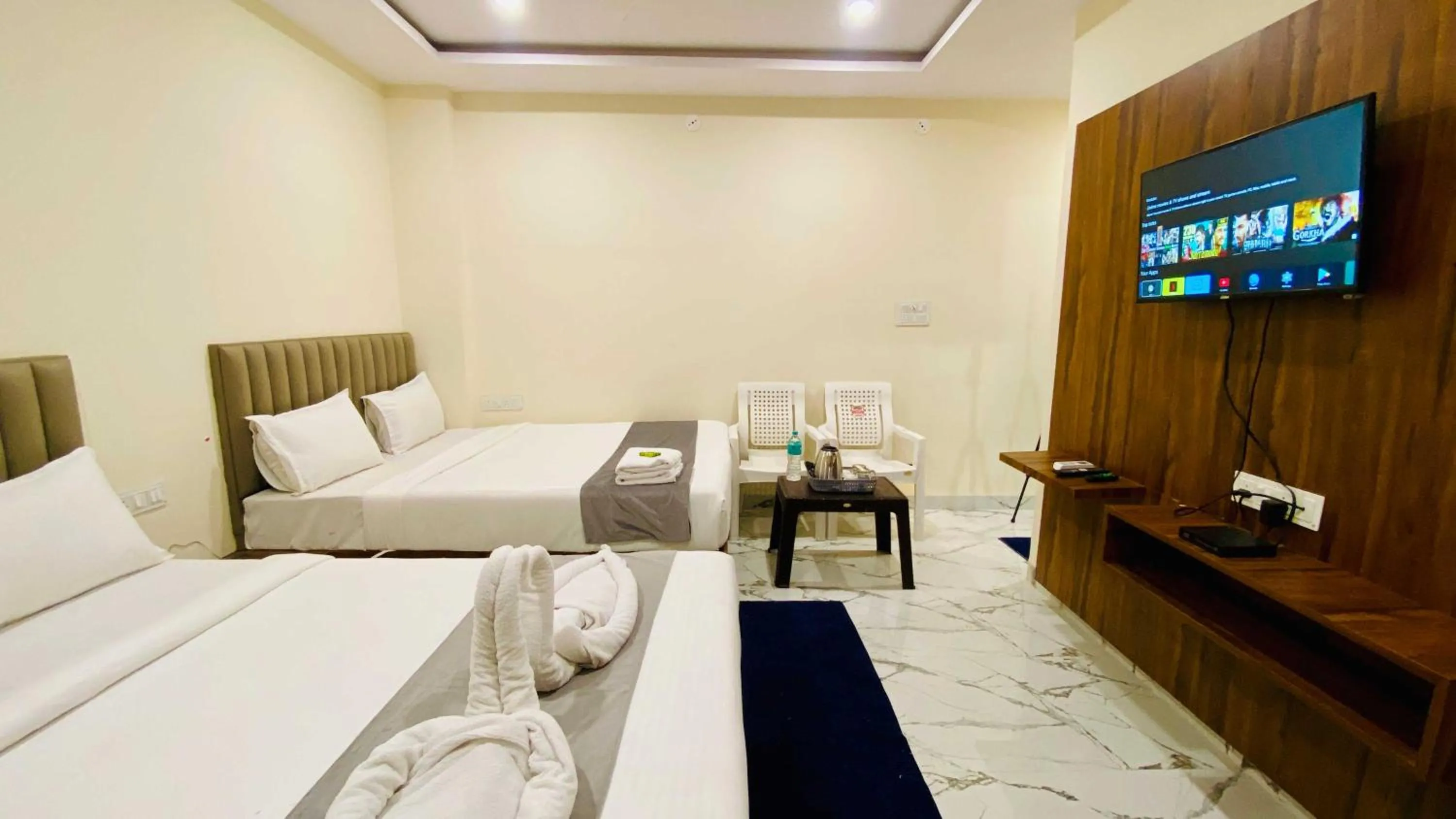 Bed in Hotel Krishnarchana