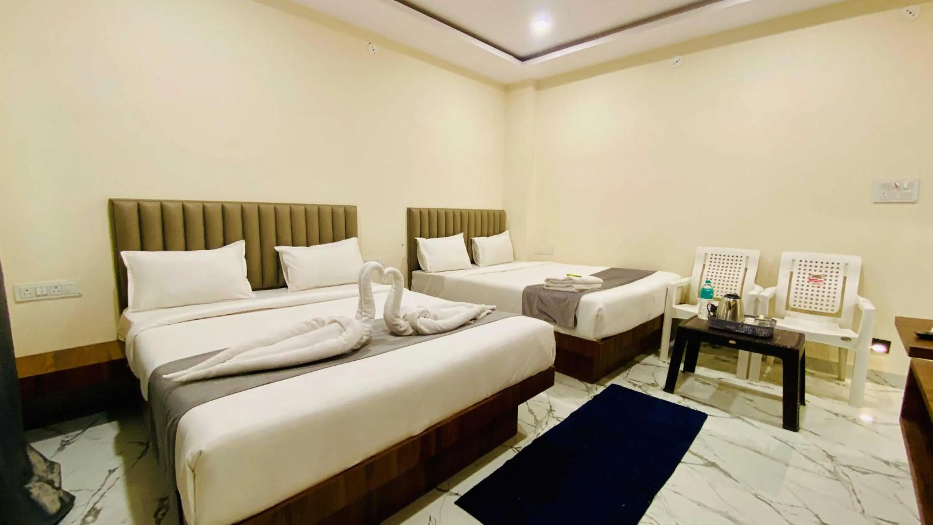 Bed in Hotel Krishnarchana