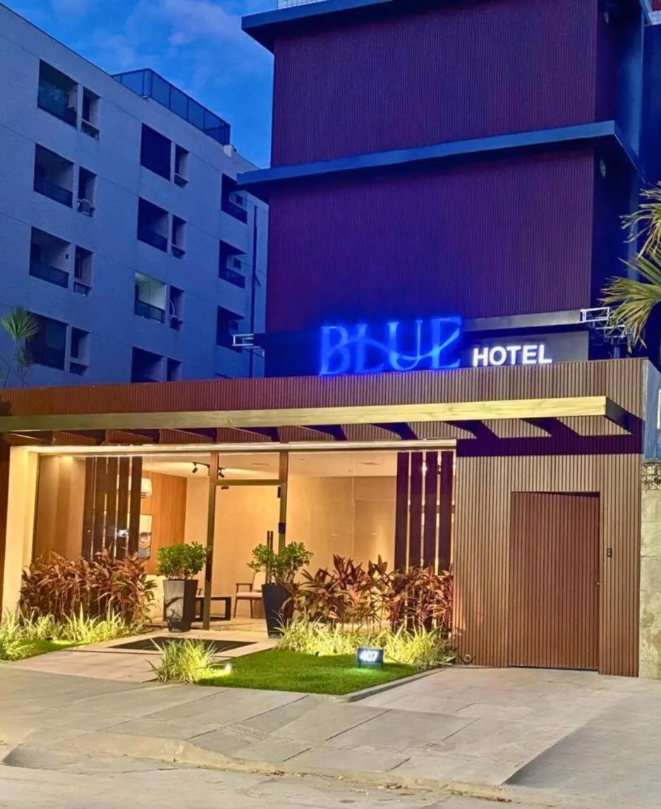 Property building in Blue Hotel