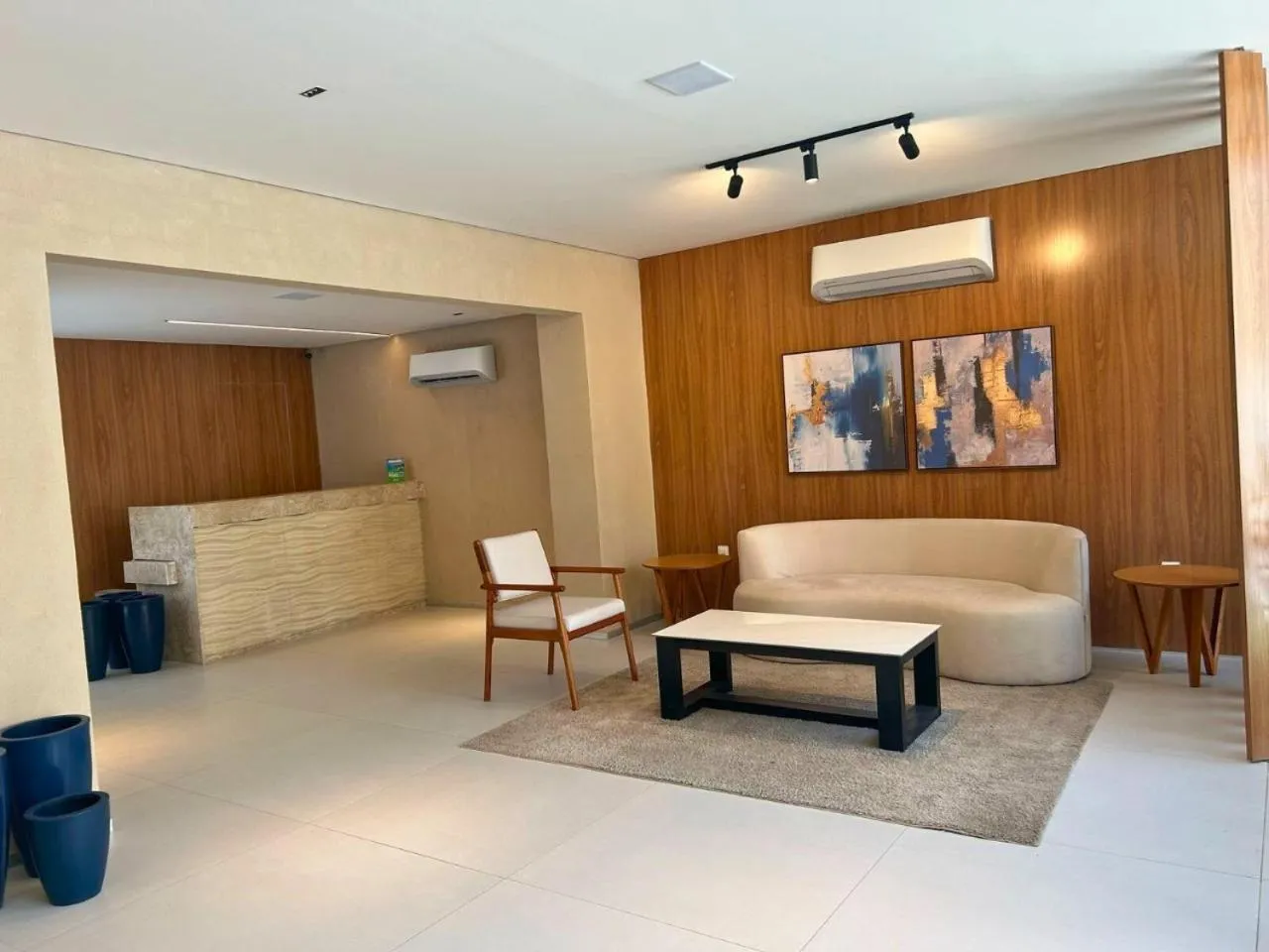 Lobby or reception in Blue Hotel