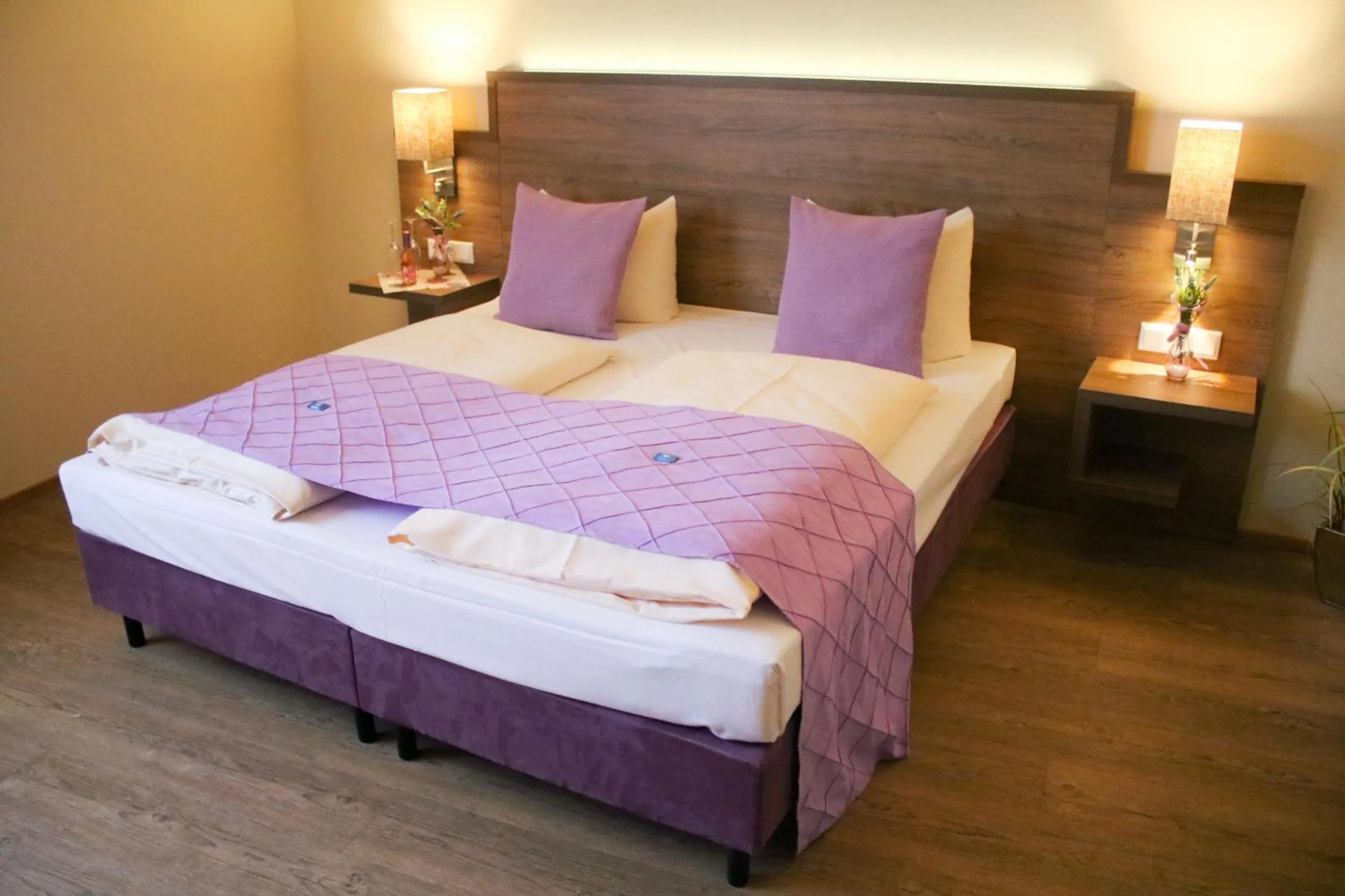 Decorative detail, Bed in Boutique Hotel zur Post