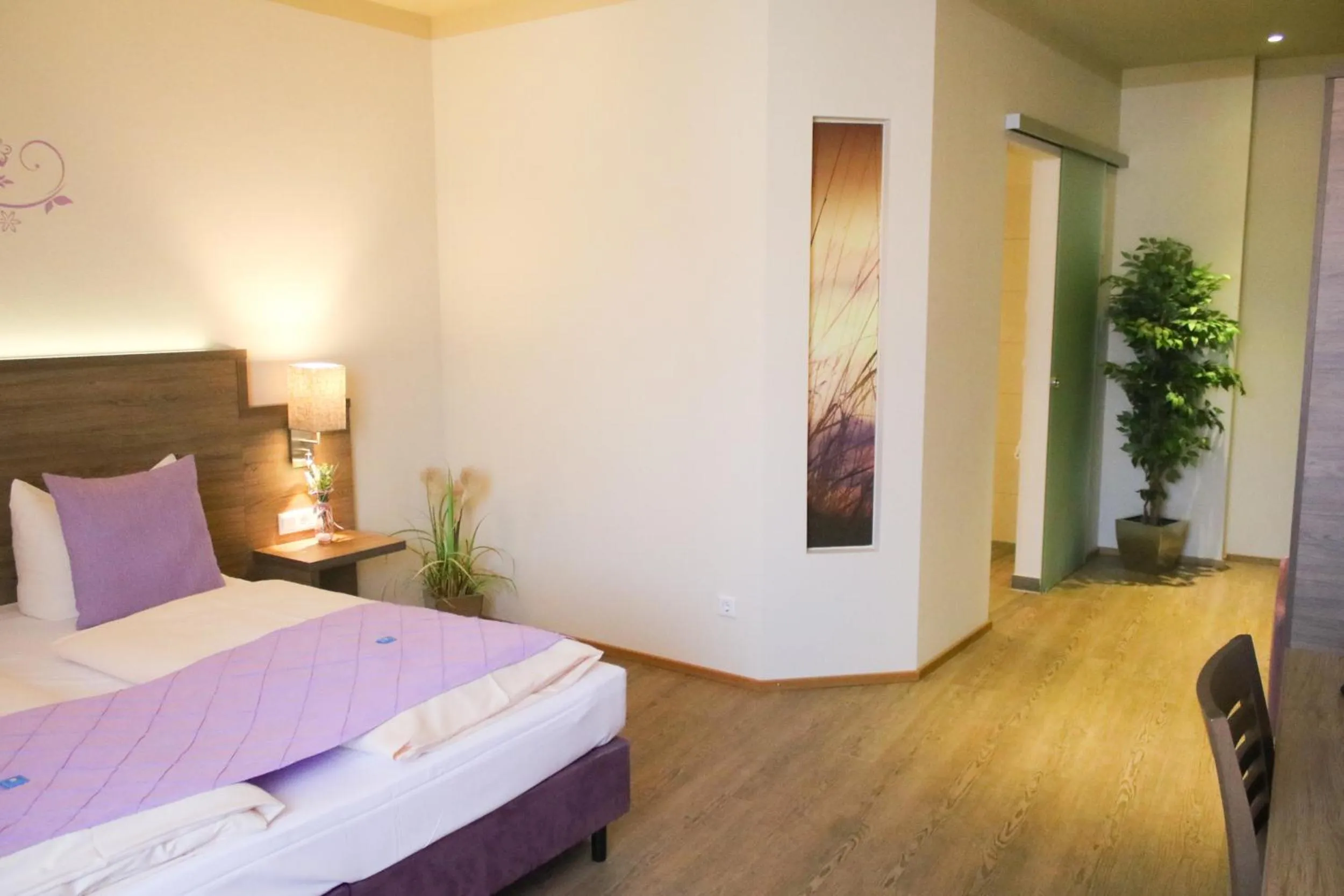 Decorative detail, Bed in Boutique Hotel zur Post