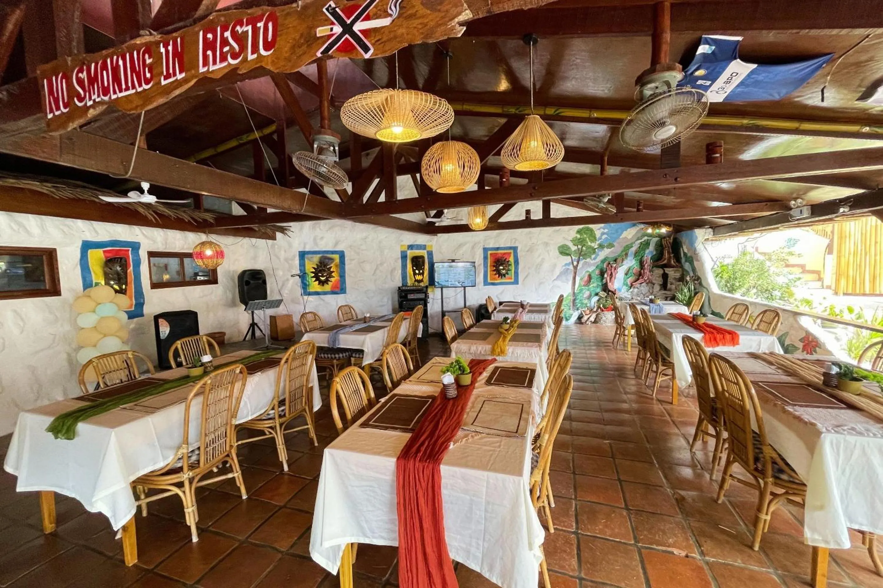 Restaurant/places to eat in Oriental Hill Sabang Resort Puerto Galera