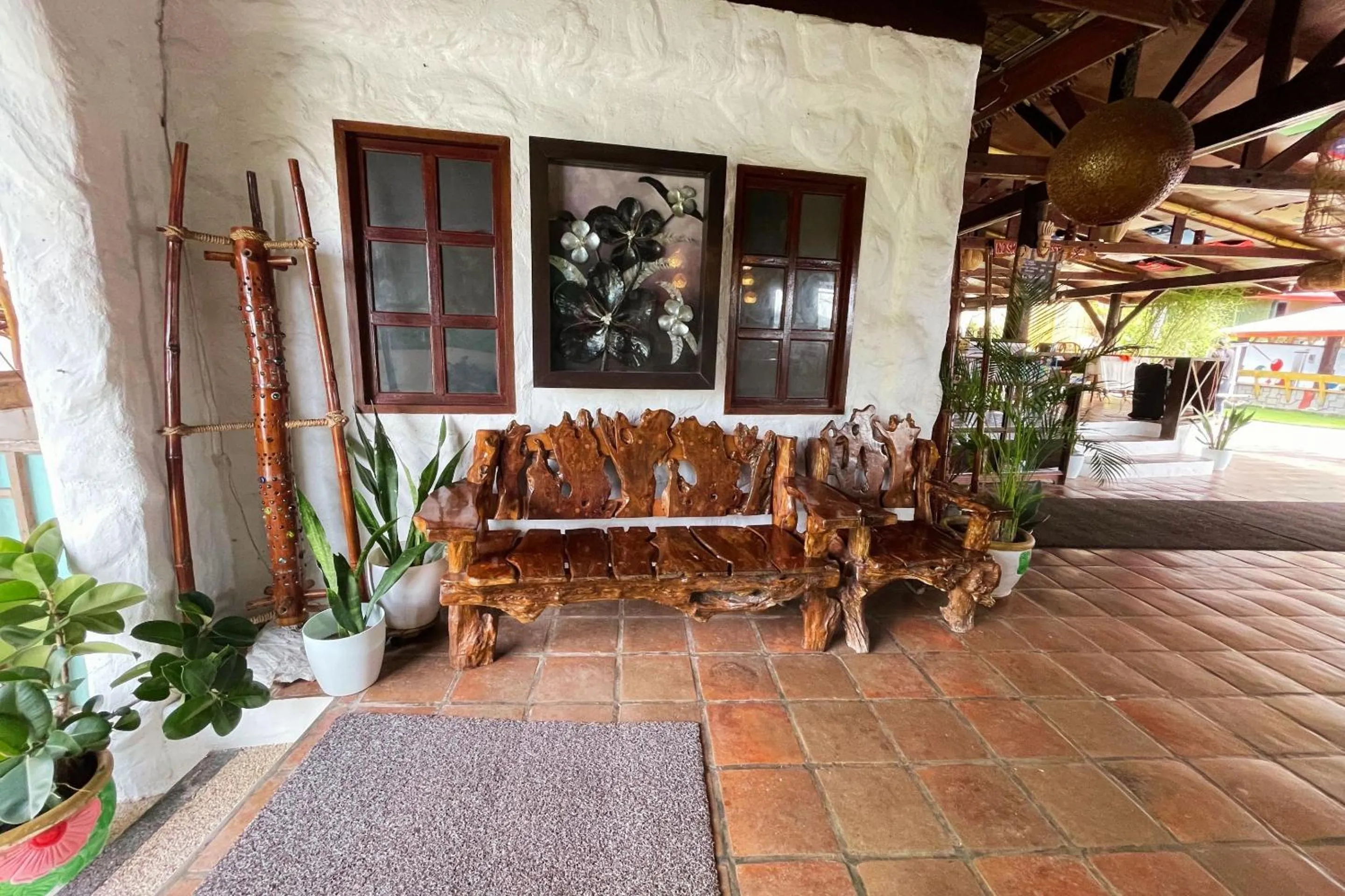 Patio in Oriental Hill Sabang Resort Puerto Galera