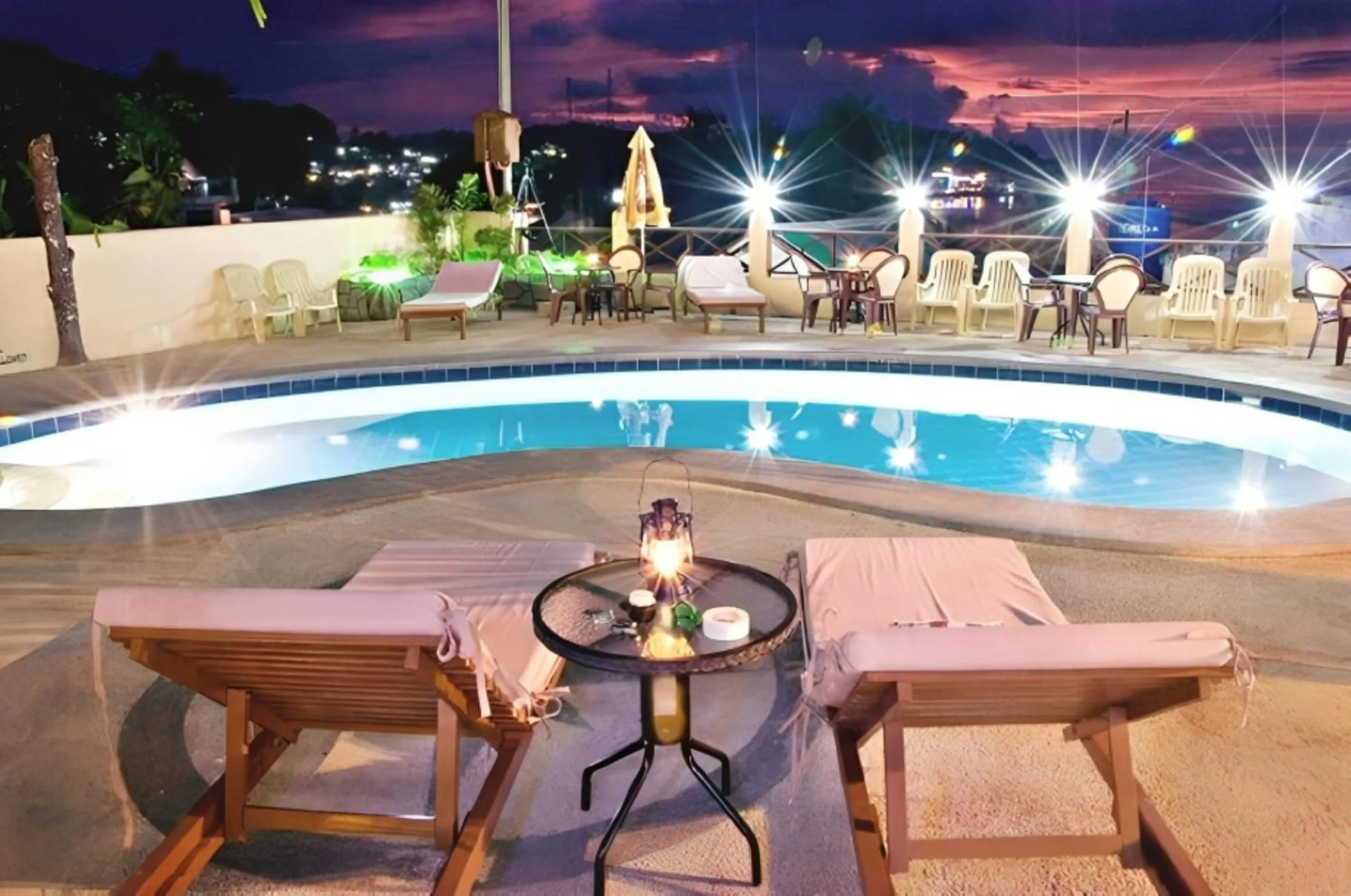 Swimming pool in Oriental Hill Sabang Resort Puerto Galera