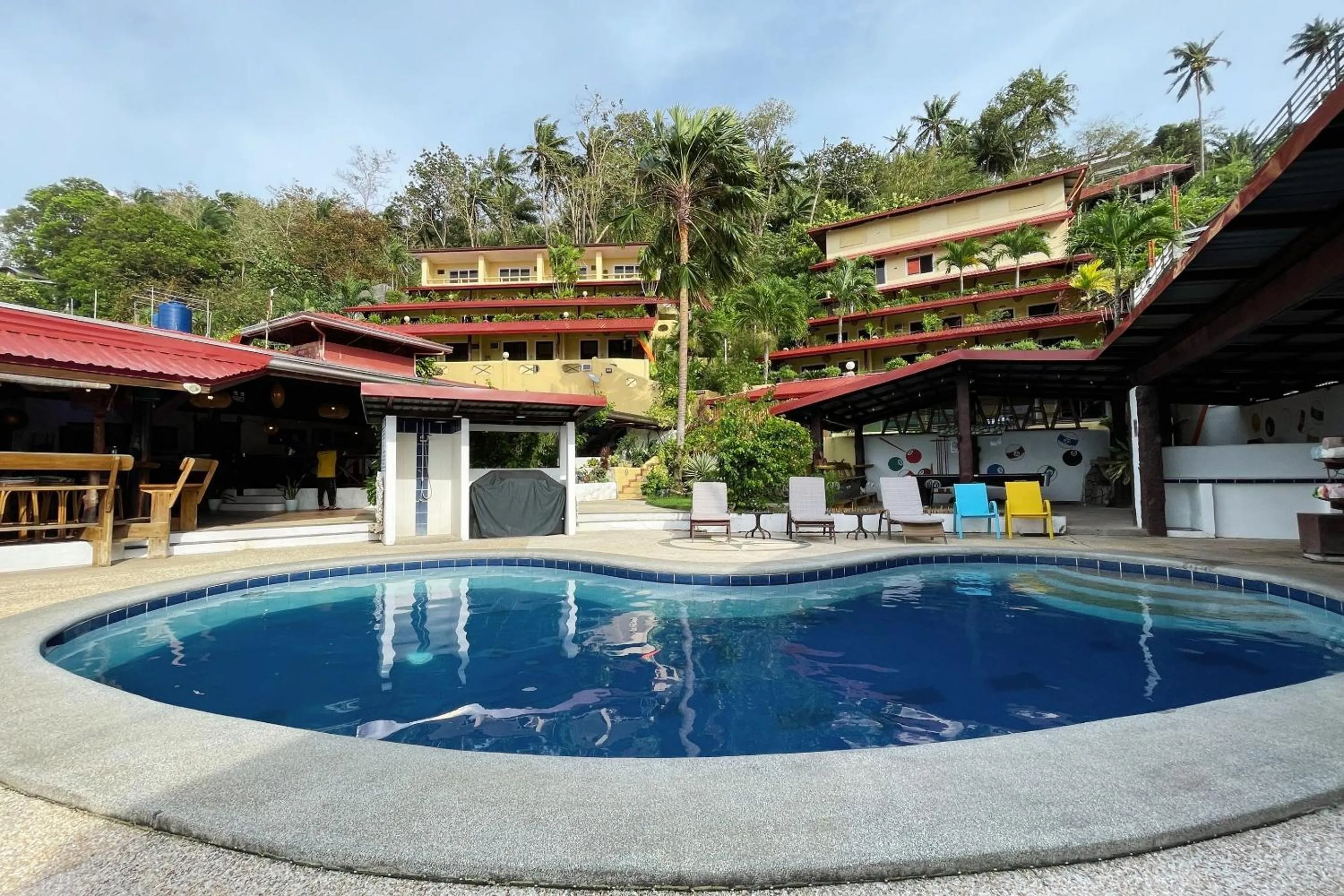 Swimming pool in Oriental Hill Sabang Resort Puerto Galera
