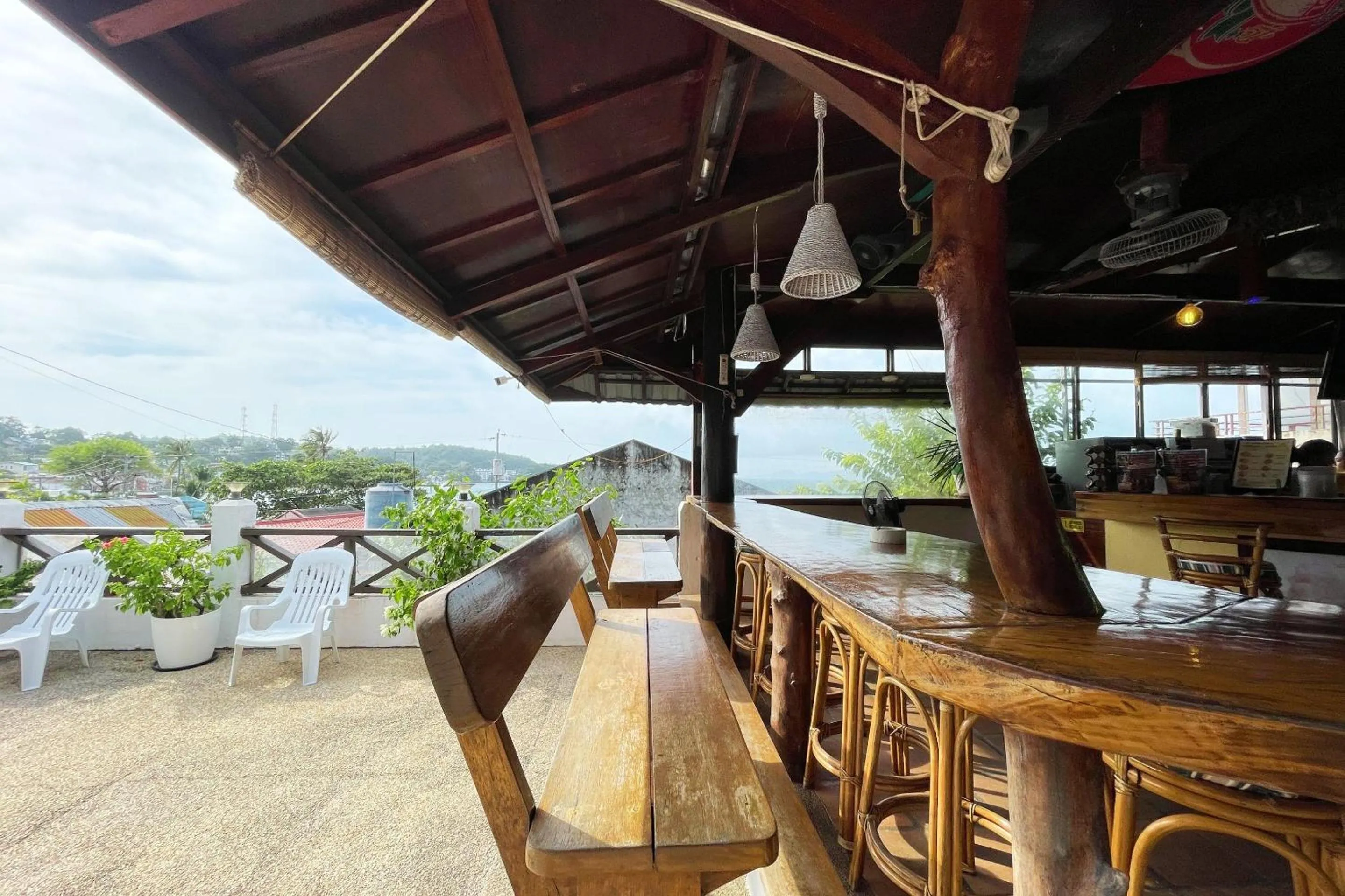 Patio in Oriental Hill Sabang Resort Puerto Galera
