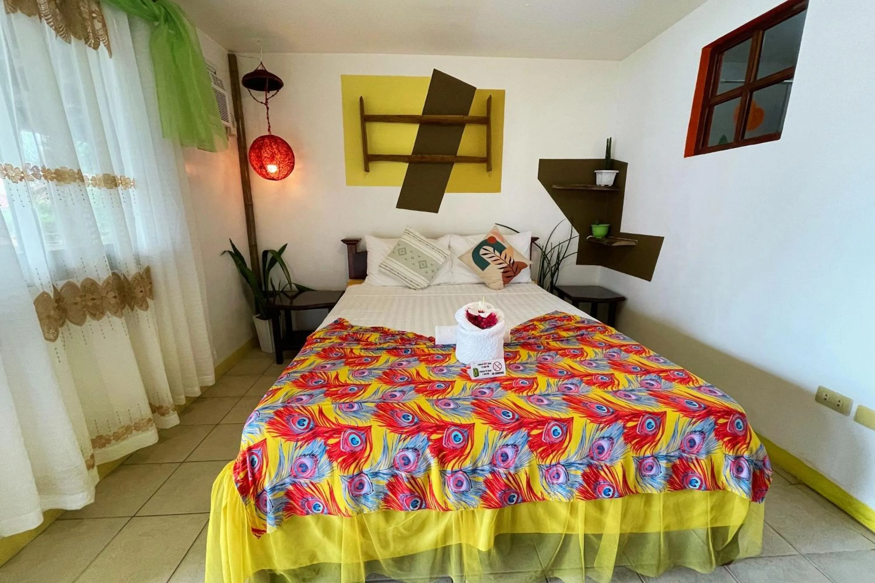 Bedroom, Bed in Oriental Hill Sabang Resort Puerto Galera