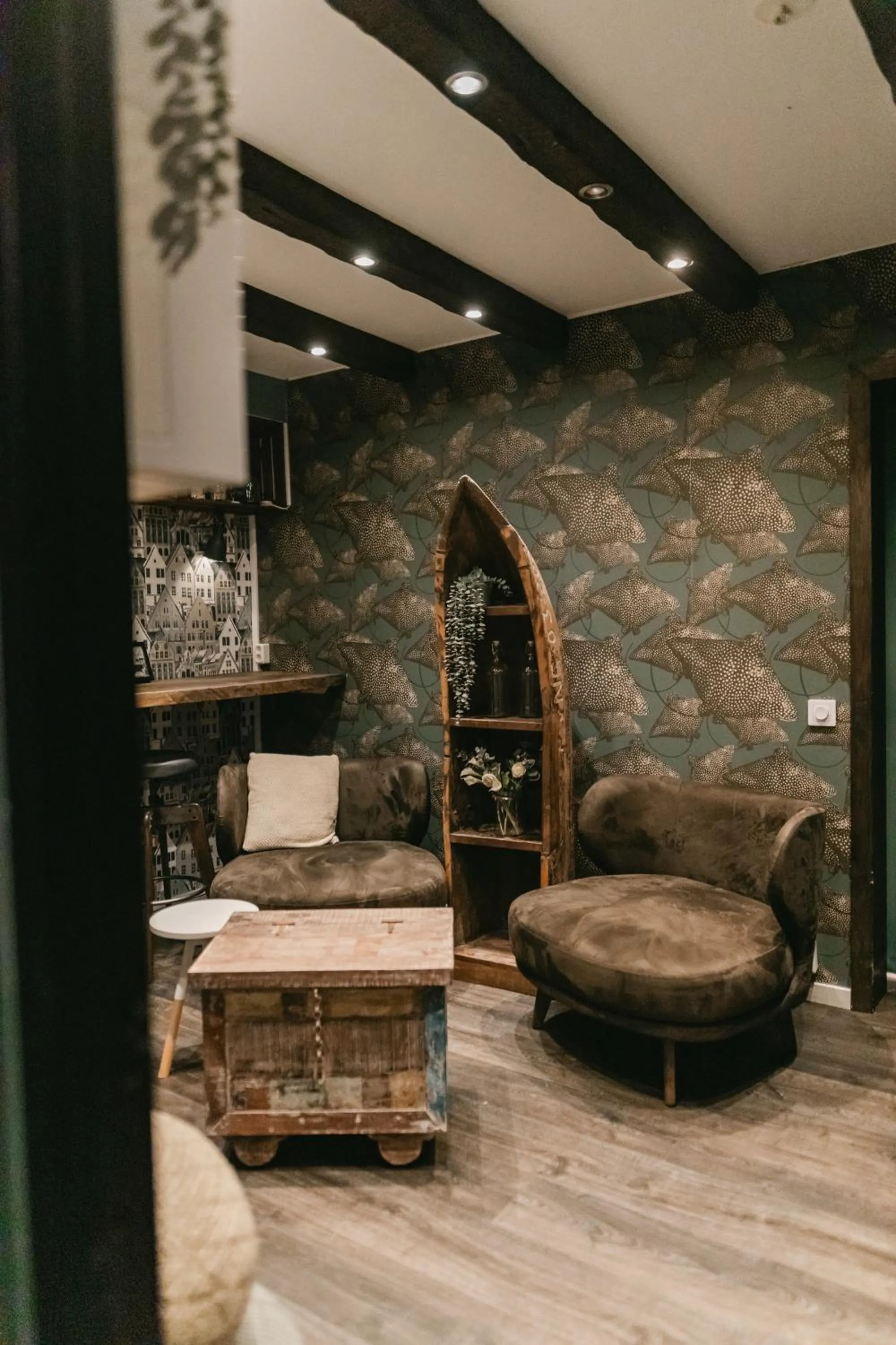 Living room in Havshotellet