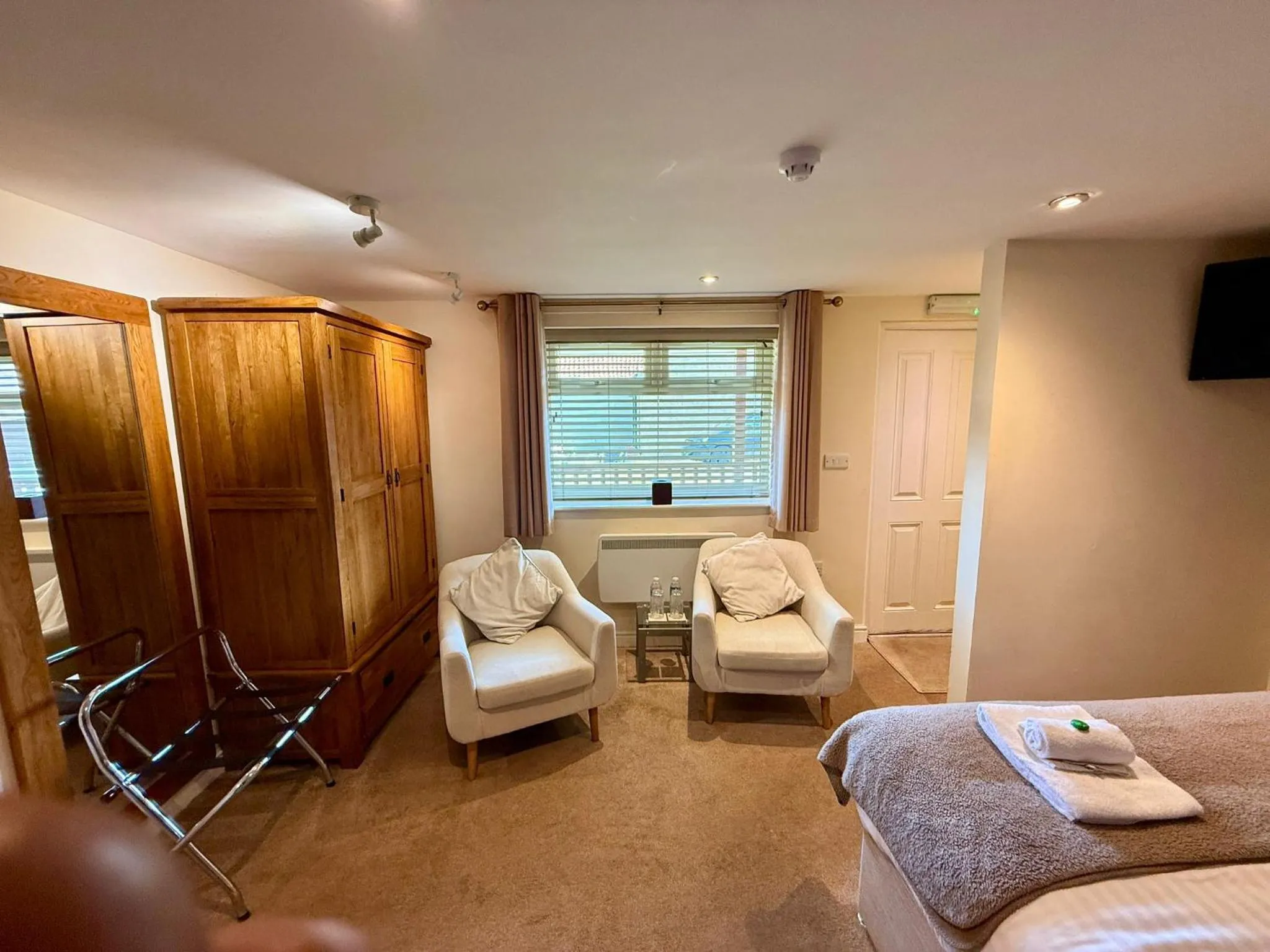 Seating area in The Woodman Inn