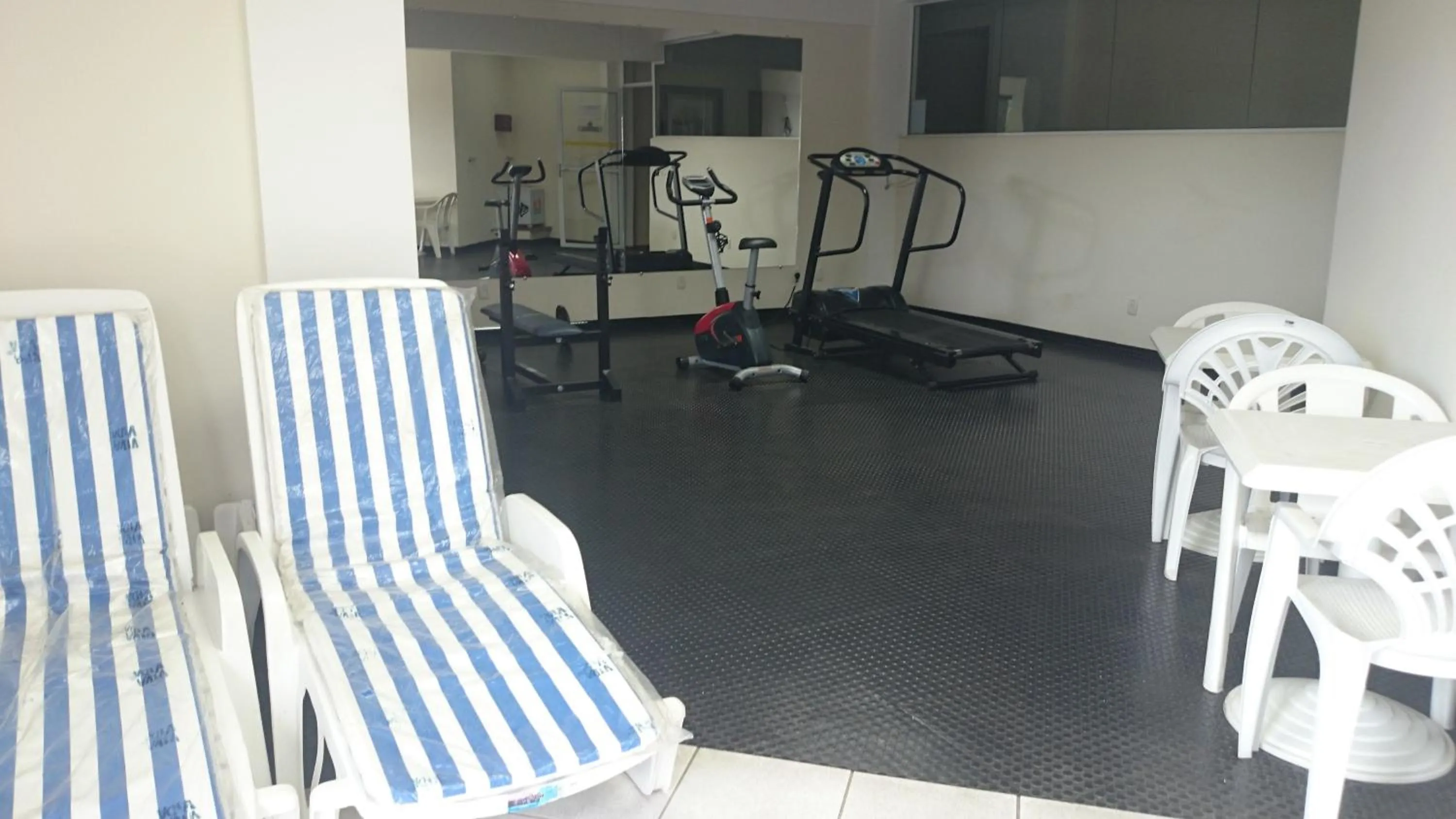 Fitness centre/facilities in Itajubá Flat Hotel