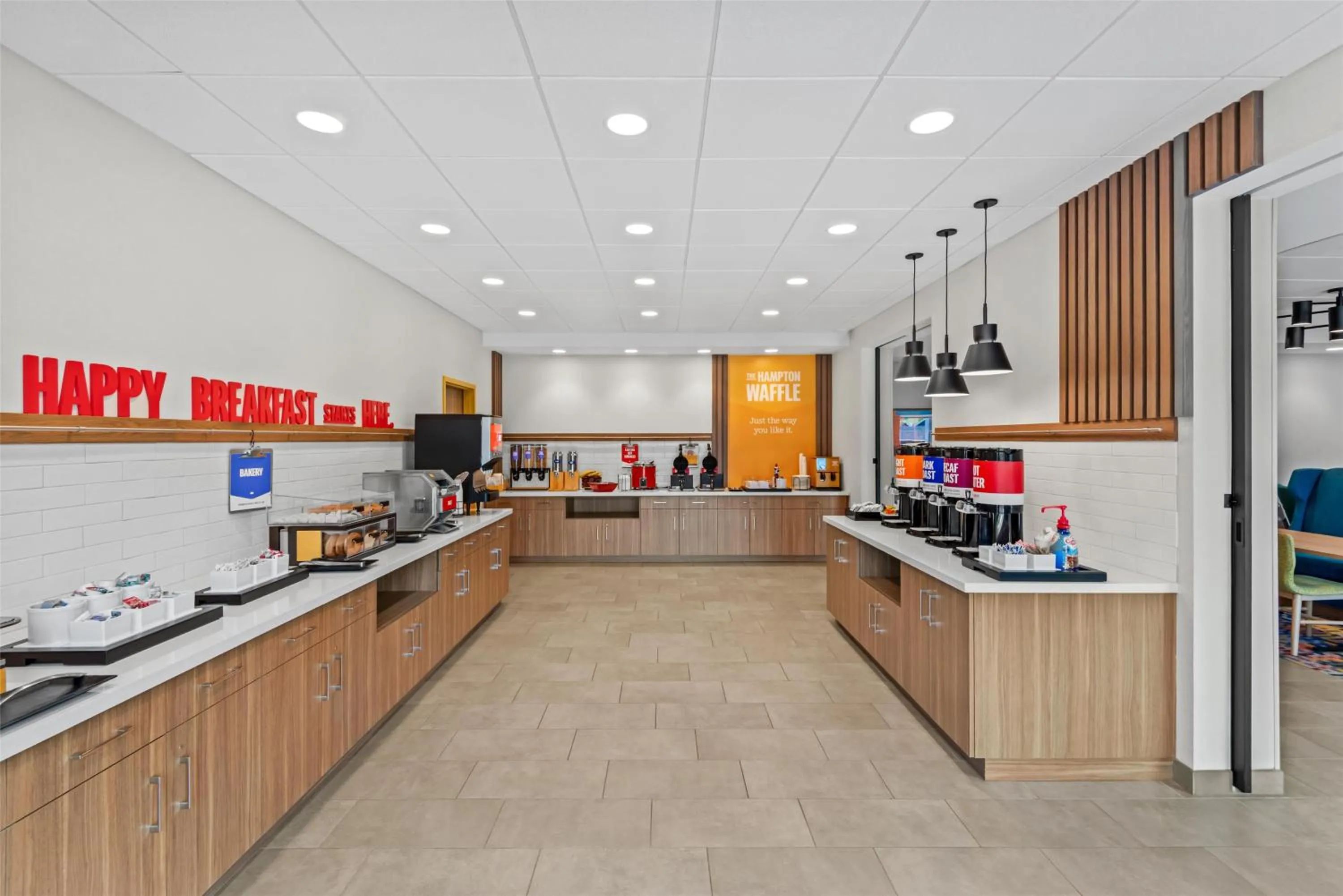 Breakfast in Hampton Inn Cooperstown