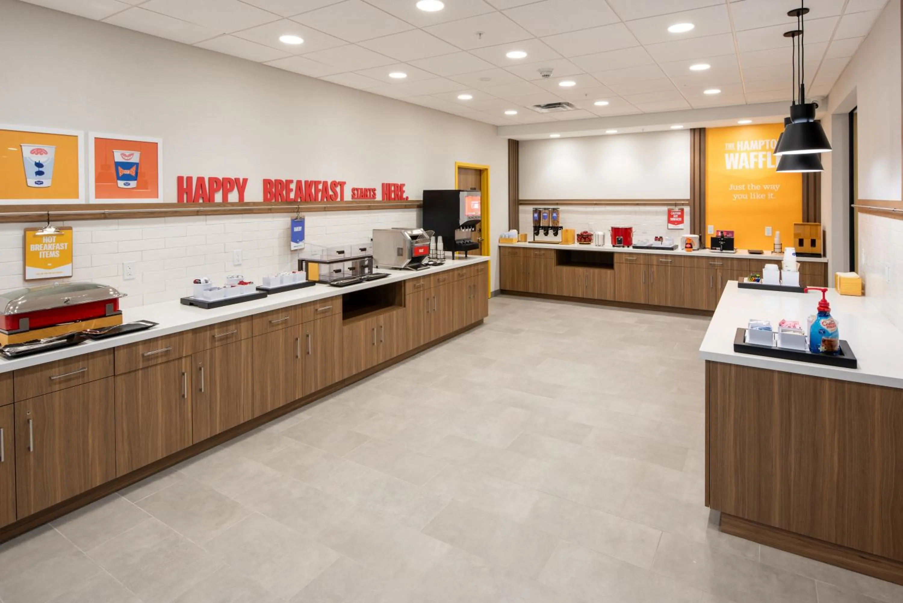 Breakfast in Hampton Inn Cooperstown