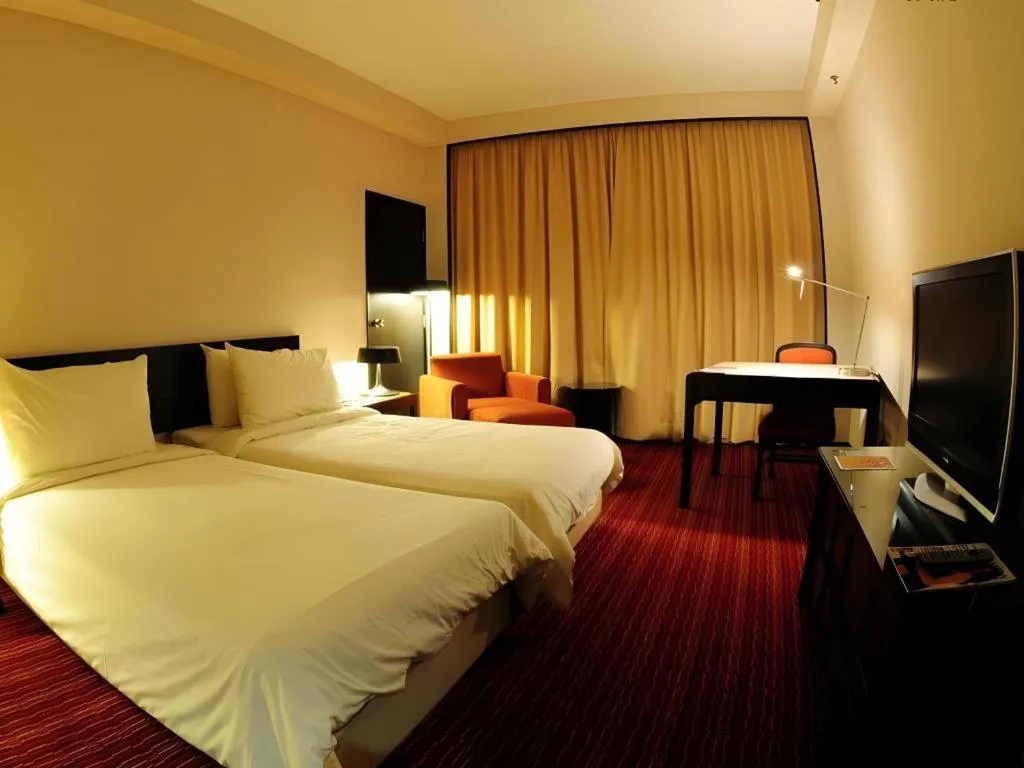 Bed in Tanahmas The Sibu Hotel