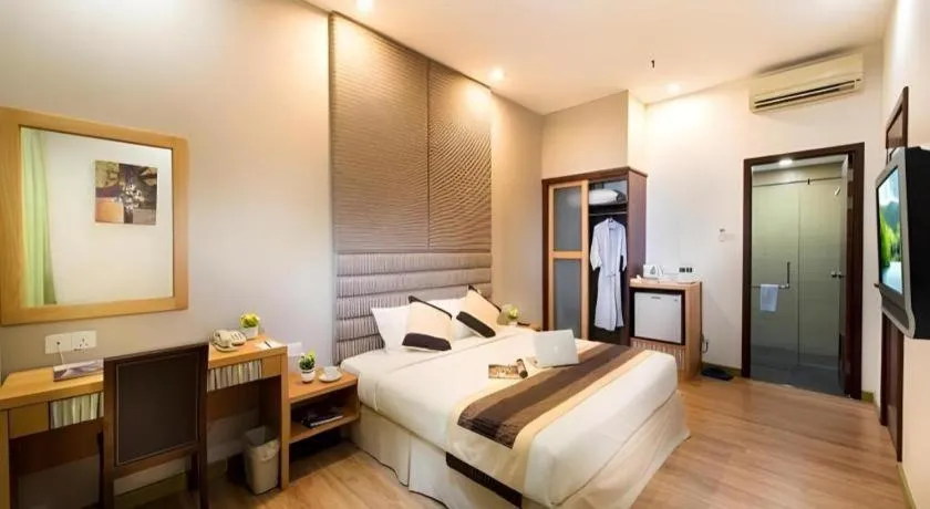 Bed in Kingwood Hotel Mukah