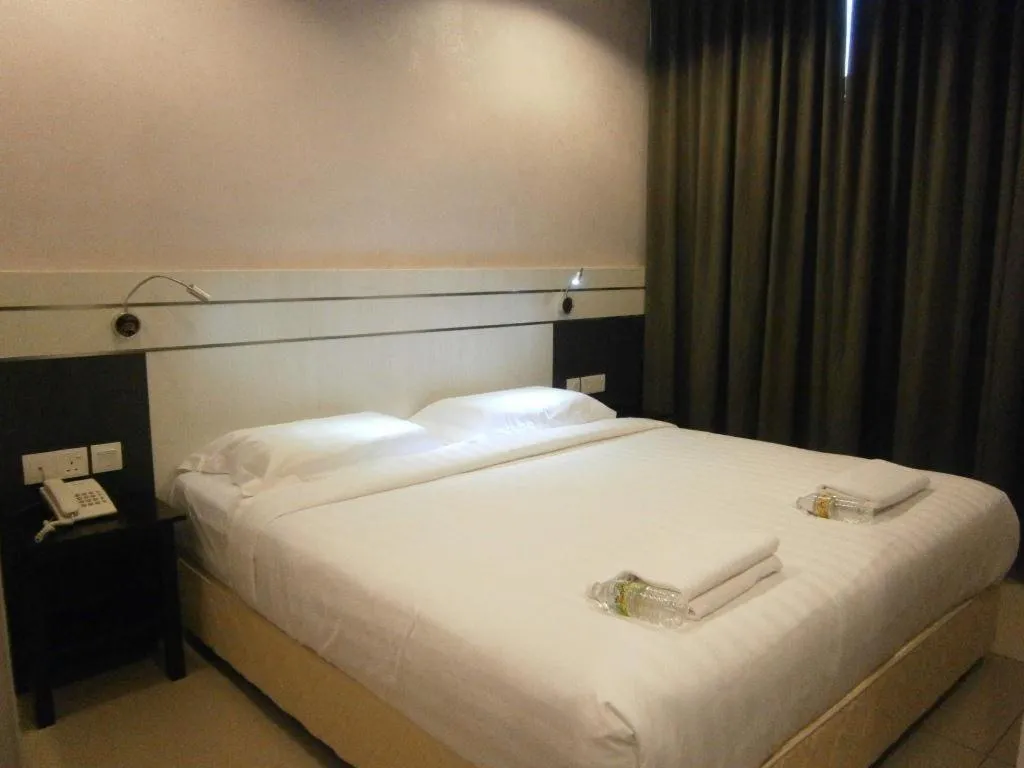 Bed in Hotel Kawan