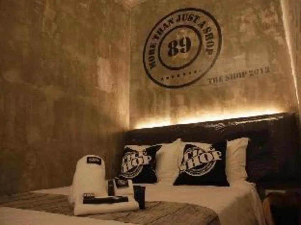 Bed in The Shop Hotel