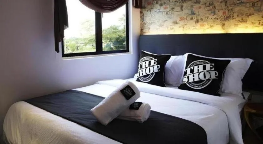 Bed in The Shop Hotel