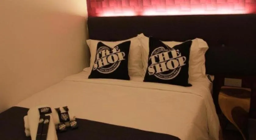 Bed in The Shop Hotel