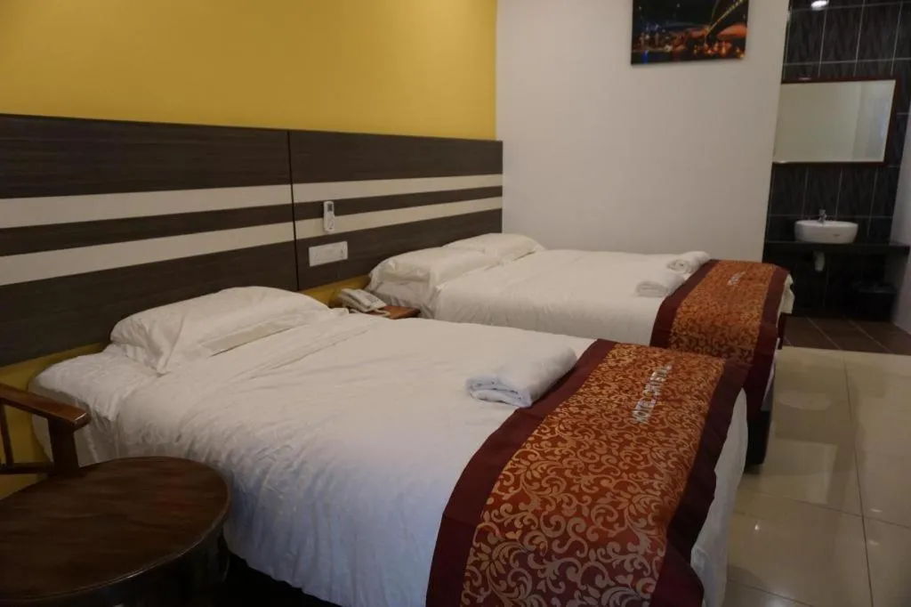 Bed in Hotel Kristal