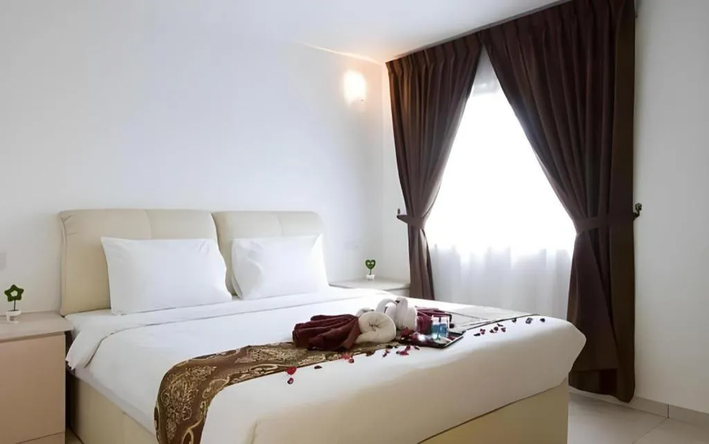 Bed in Peach Hill Hotel & Cafe