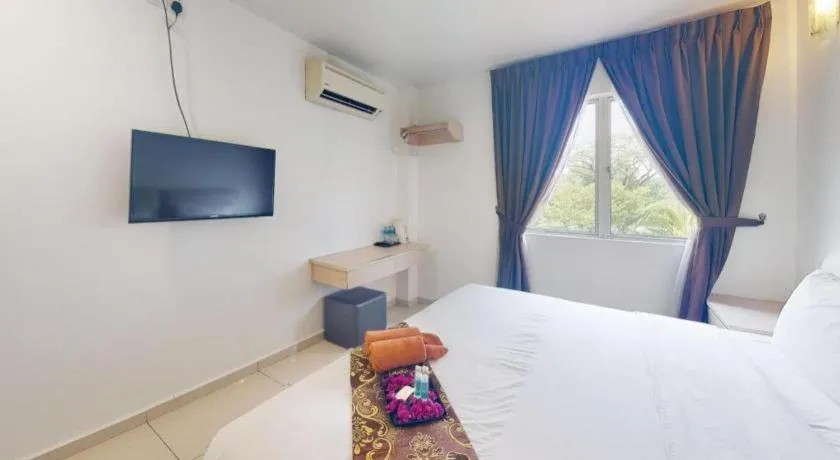 Bed in Peach Hill Hotel & Cafe