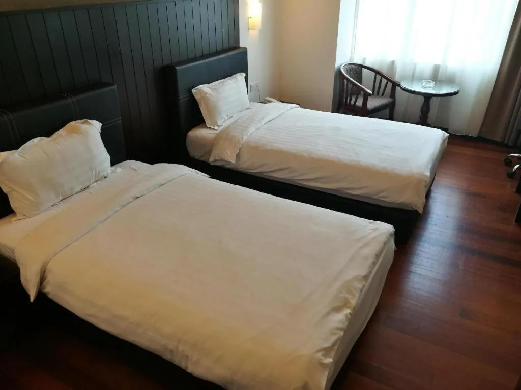 Bed in Kemena View Hotel Kuching (formerly known Merchant Hotel Kuching)