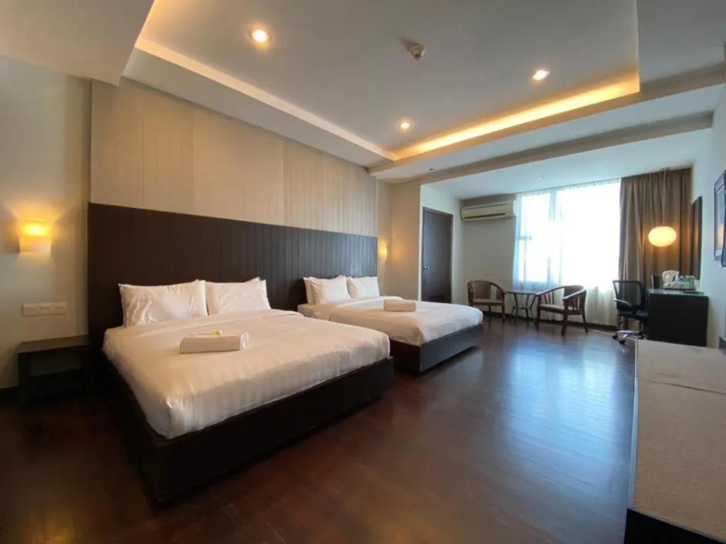 Bed in Kemena View Hotel Kuching (formerly known Merchant Hotel Kuching)