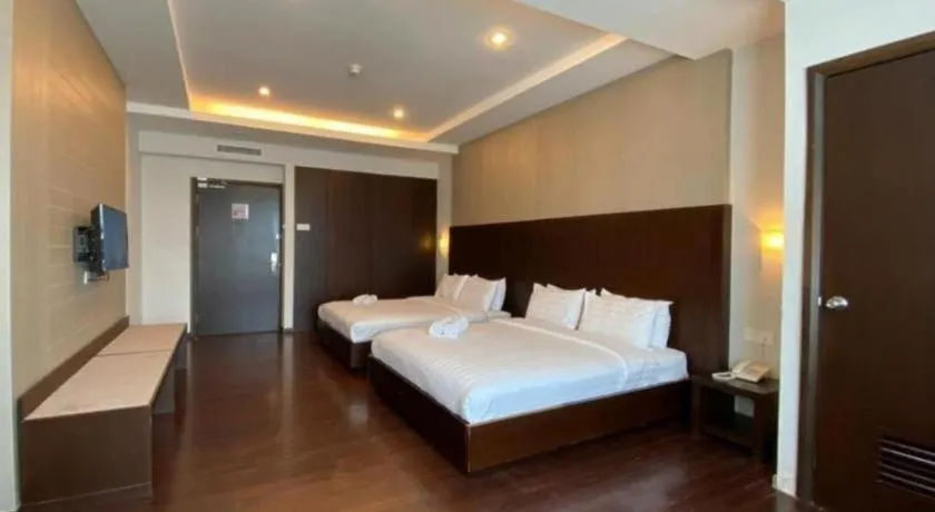 Bed in Kemena View Hotel Kuching (formerly known Merchant Hotel Kuching)