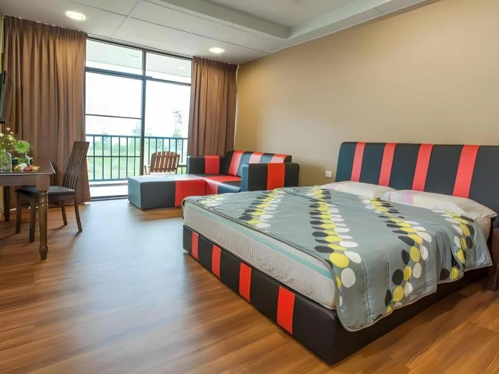 Bed in Happy Village Kundasang