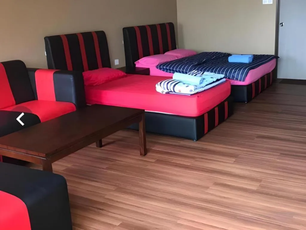 Bed in Happy Village Kundasang