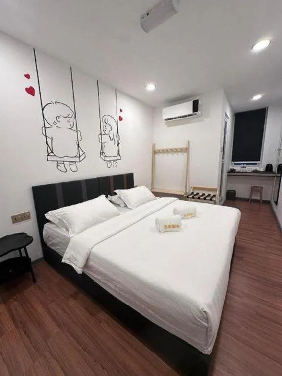 Bed in Ru Jia Hai She Hotel