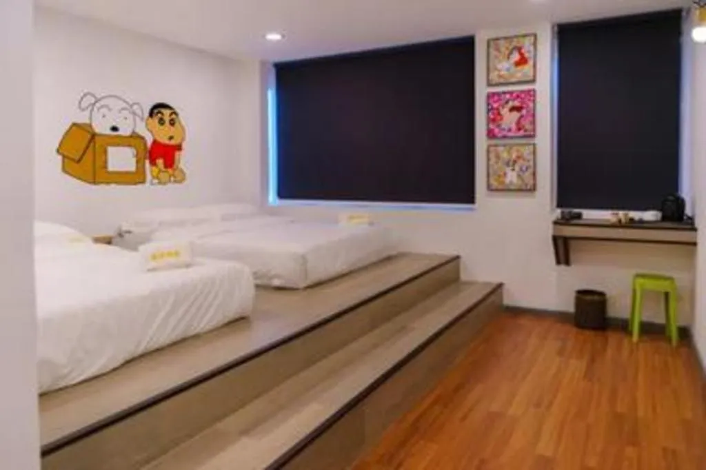 Bed in Ru Jia Hai She Hotel