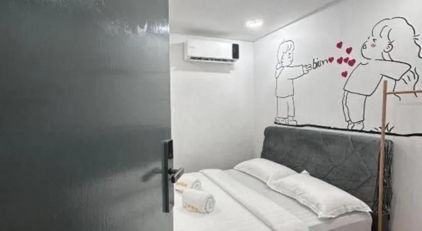 Bed in Ru Jia Hai She Hotel