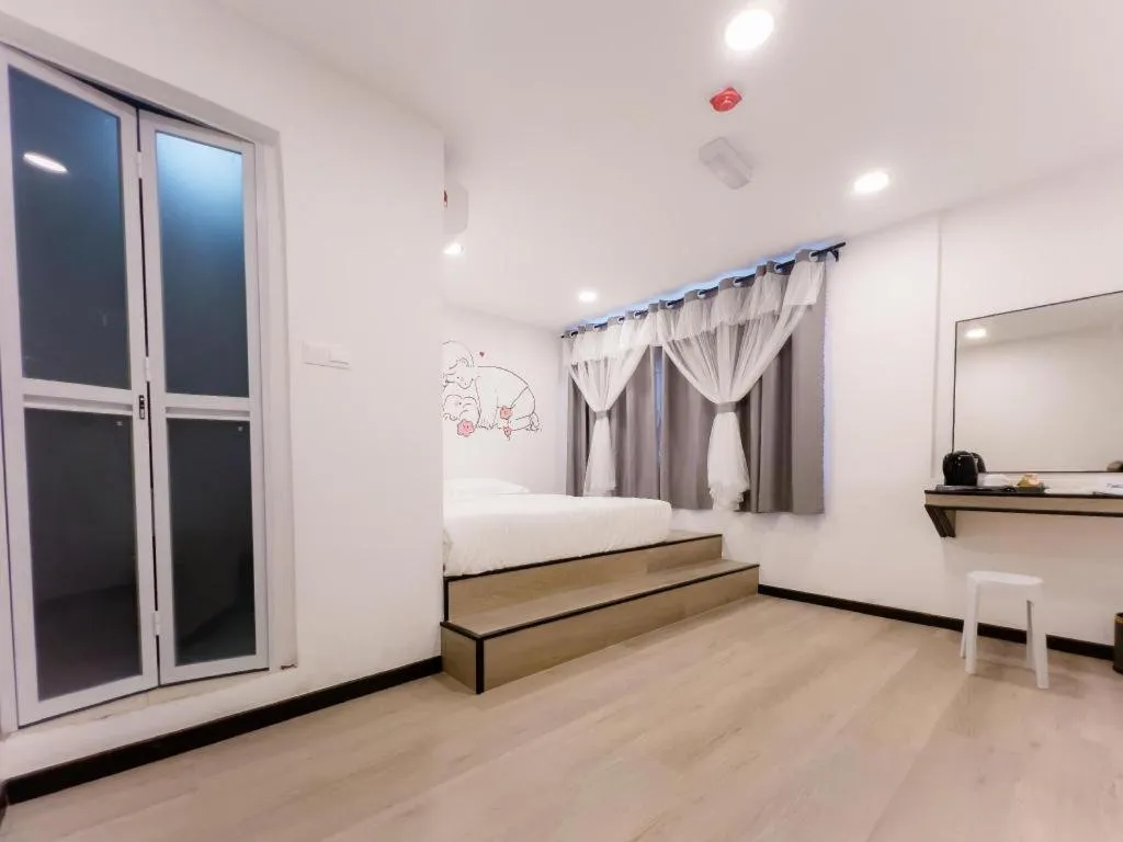 Bed in Ru Jia Hai She Hotel