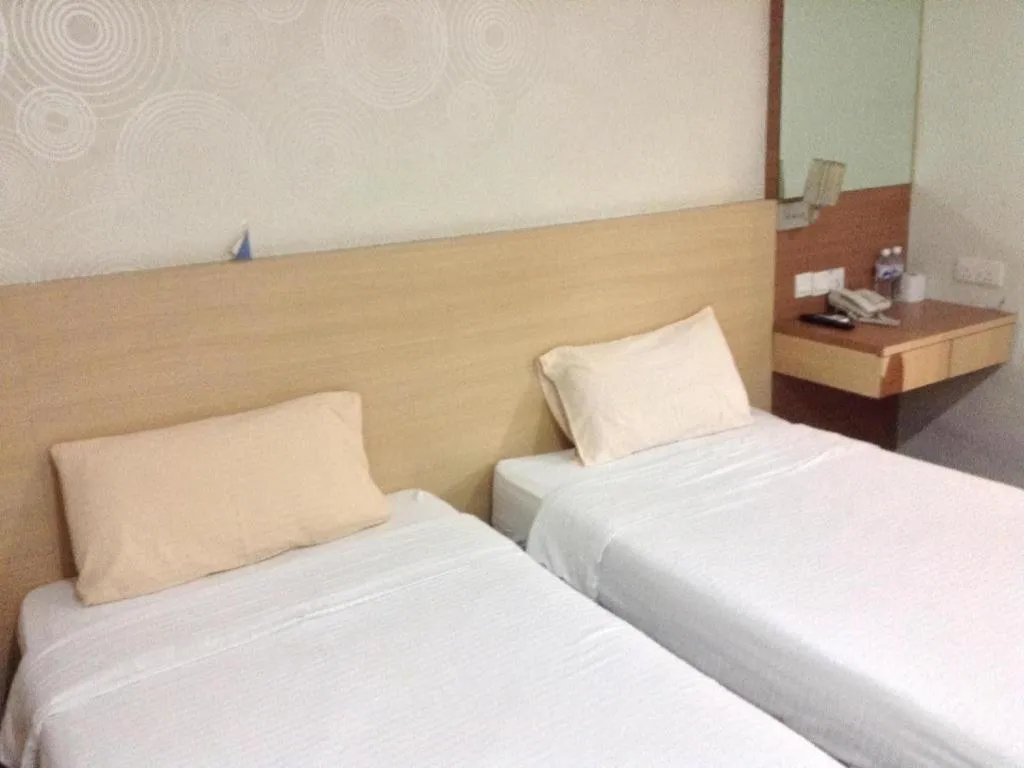 Bed in Maxim Hotel Kota Kinabalu