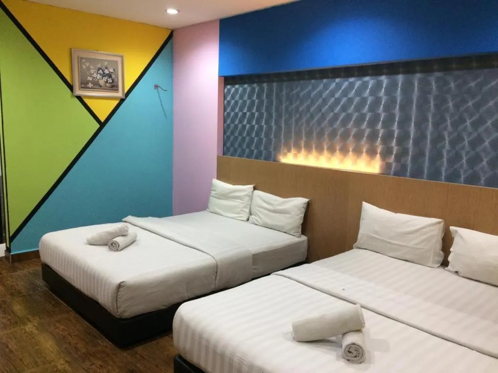 Bed in Hotel Zamburger Sri Petaling